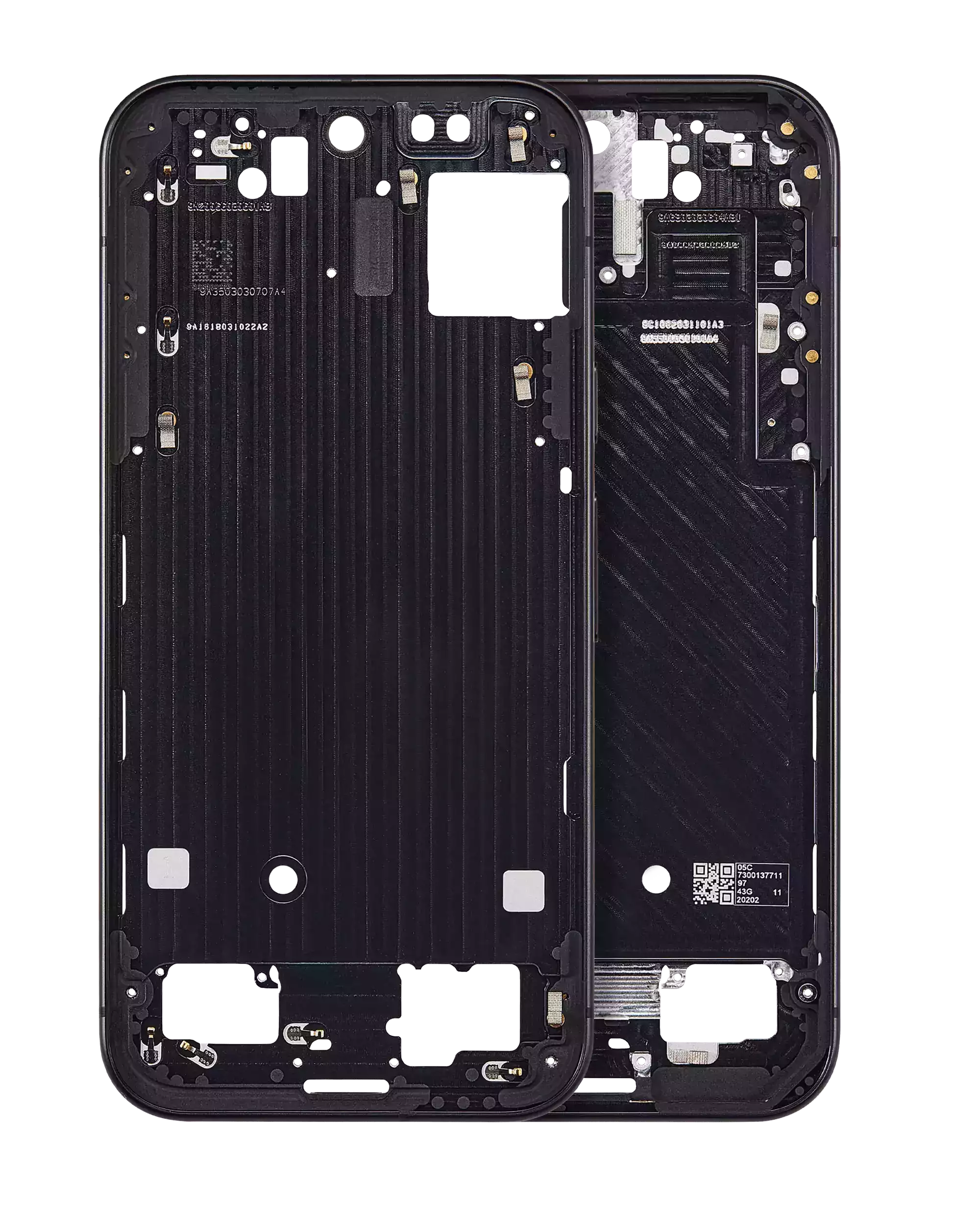 Mid-Frame Housing Compatible For Google Pixel 9 (Obsidian)