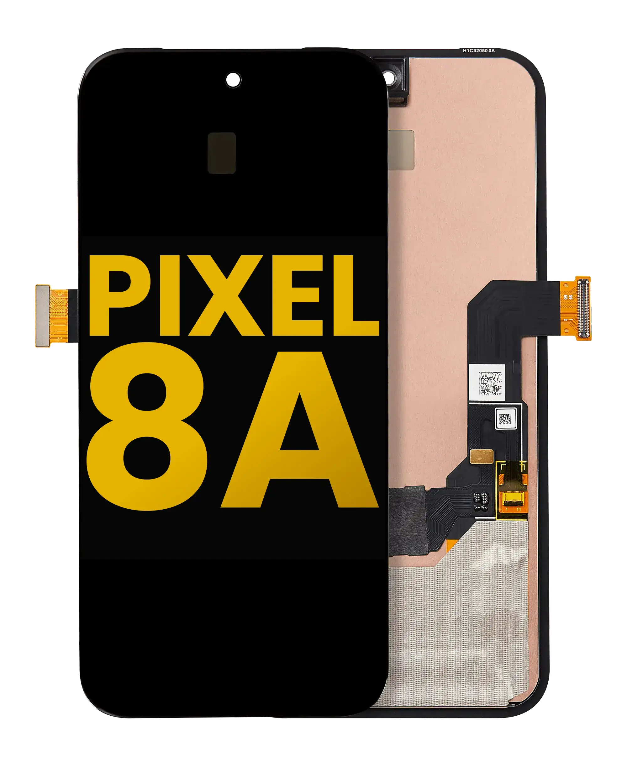 Oled Assembly Without Frame (With Finger Print Sensor) Compatible For Google Pixel 8A (Refurbished) (All Colors)