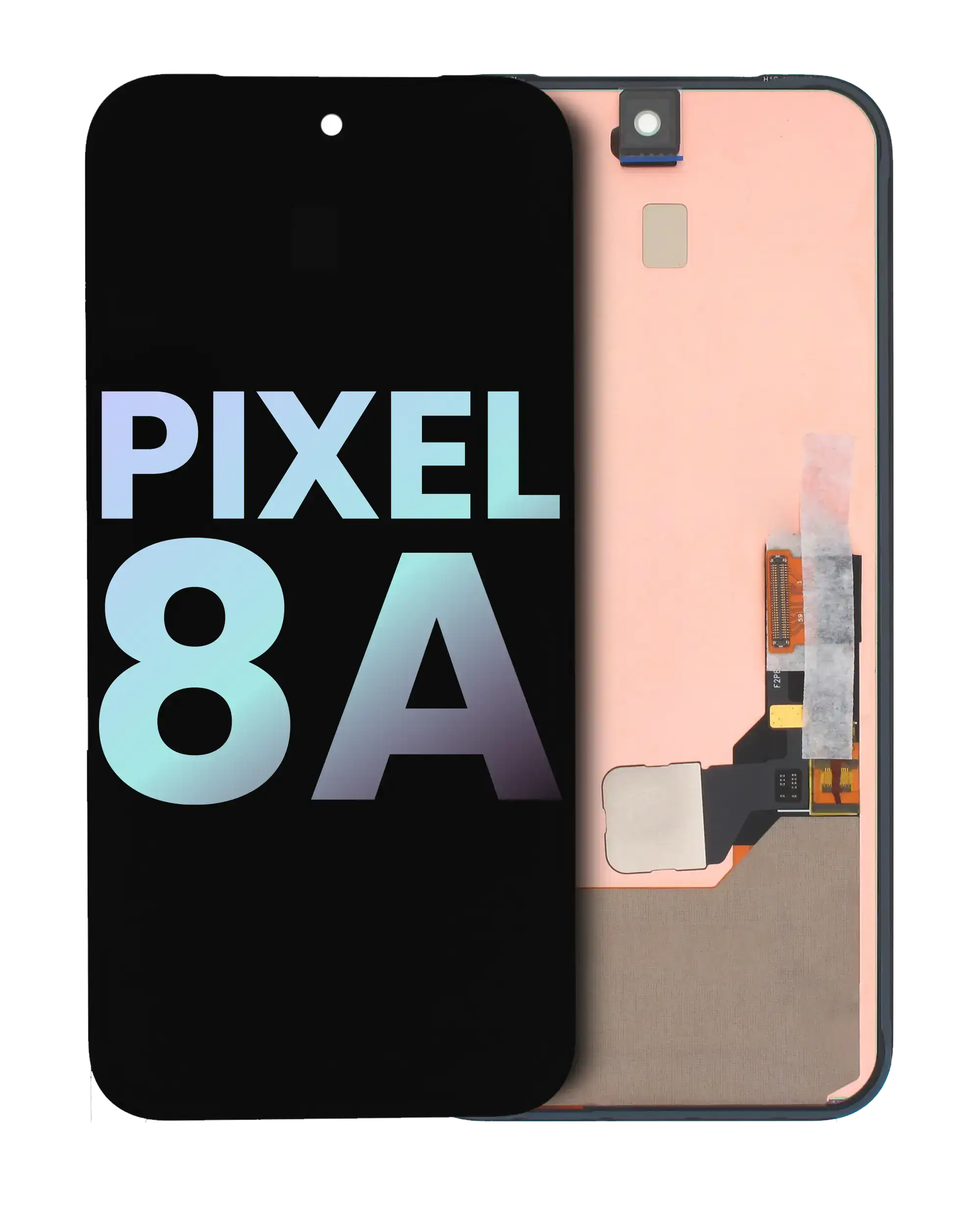 Oled Assembly Without Frame (With Finger Print Scanner) Compatible For Google Pixel 8A (Official - Not Aftermarket) (All Colors)
