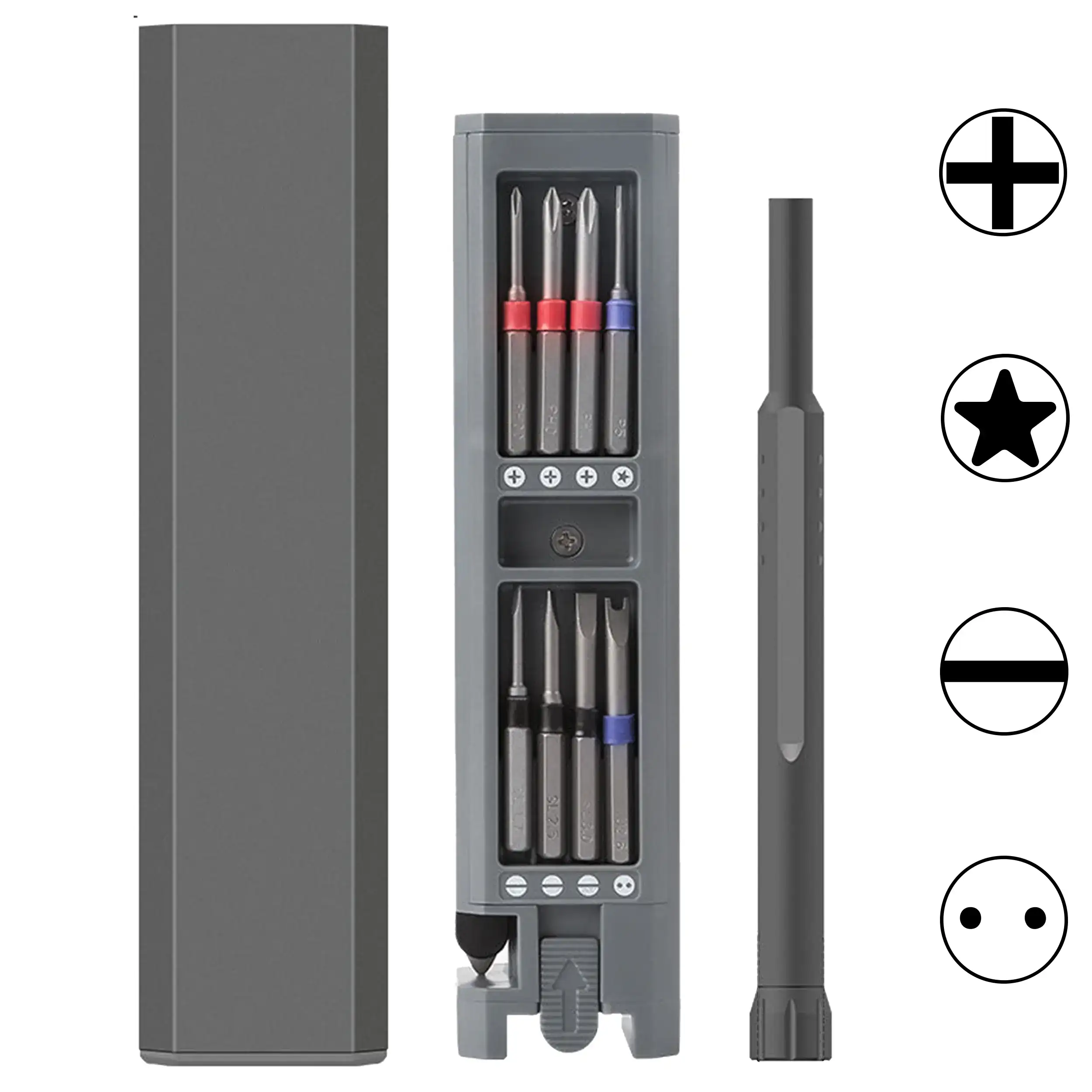 Magnetic Screwdriver Set With 28 Bits (31 In 1)