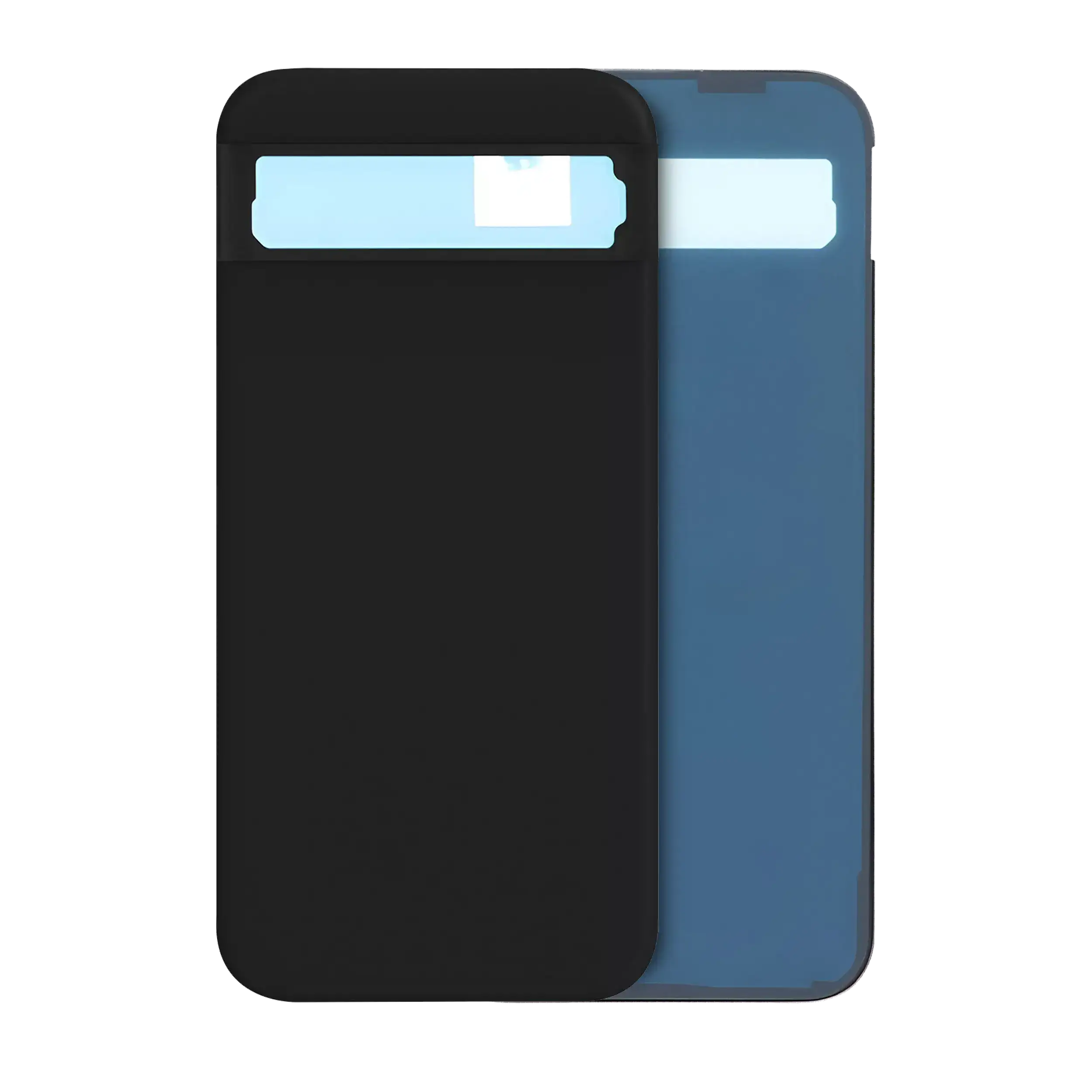 Back Cover Glass Compatible For Google Pixel 8A ( Pull Grade A) (Obsidian)