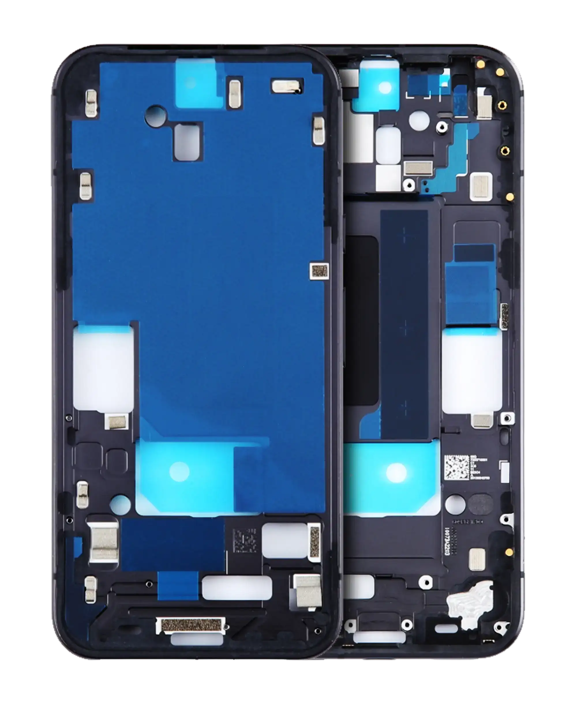 Mid Frame Housing Compatible For Google Pixel 8A  (Official - Not Aftermarket) (Obsidian)