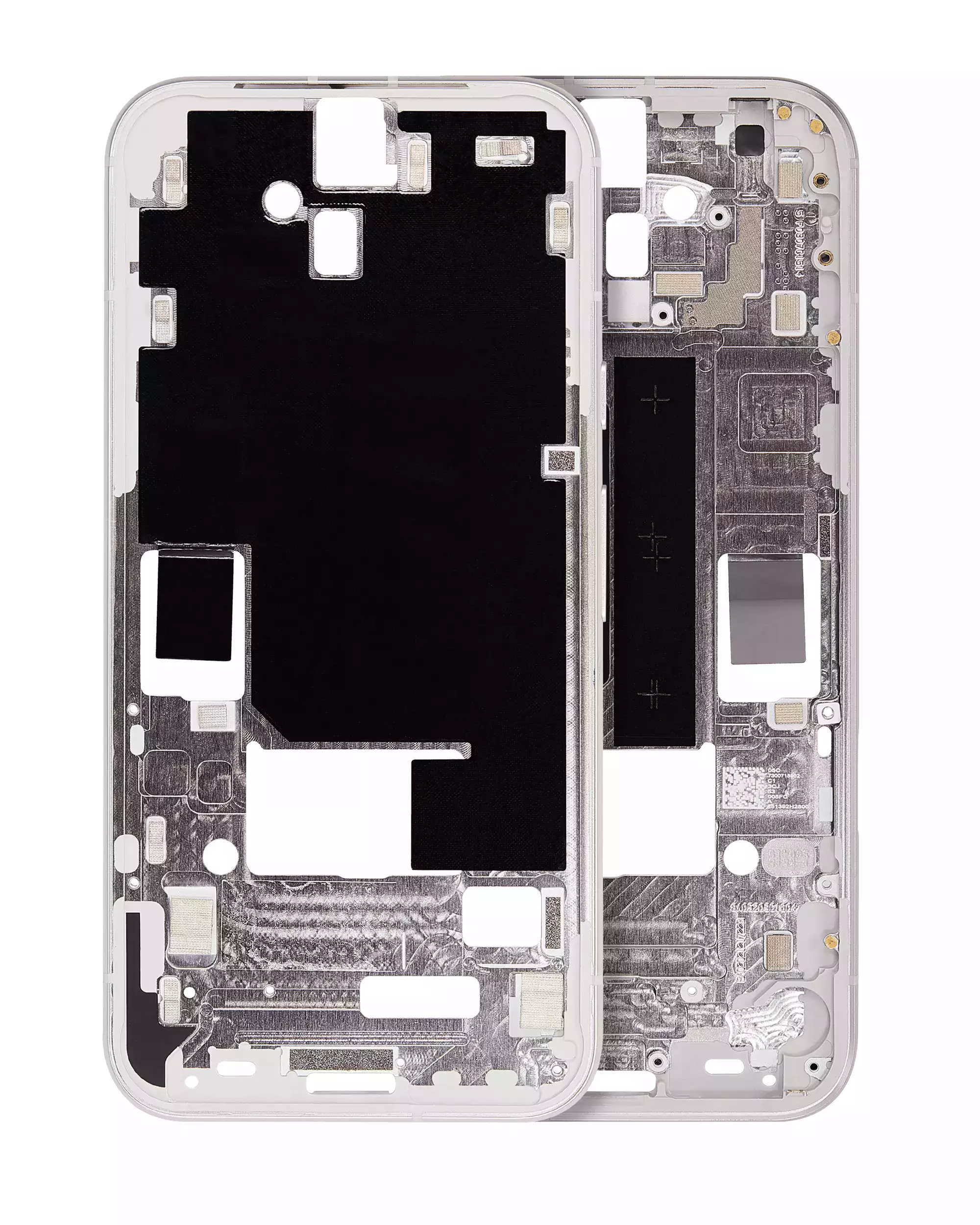 Mid-Frame Housing Compatible For Google Pixel 8A (Porcelain)
