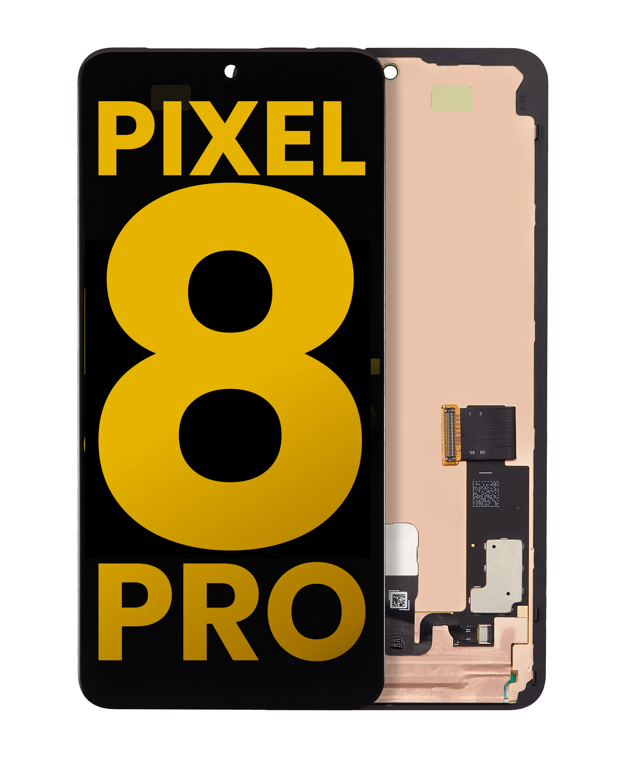 Oled Assembly With Frame (With Finger Print Sensor) Compatible For Google Pixel 8 Pro (Refurbished) (All Colors)