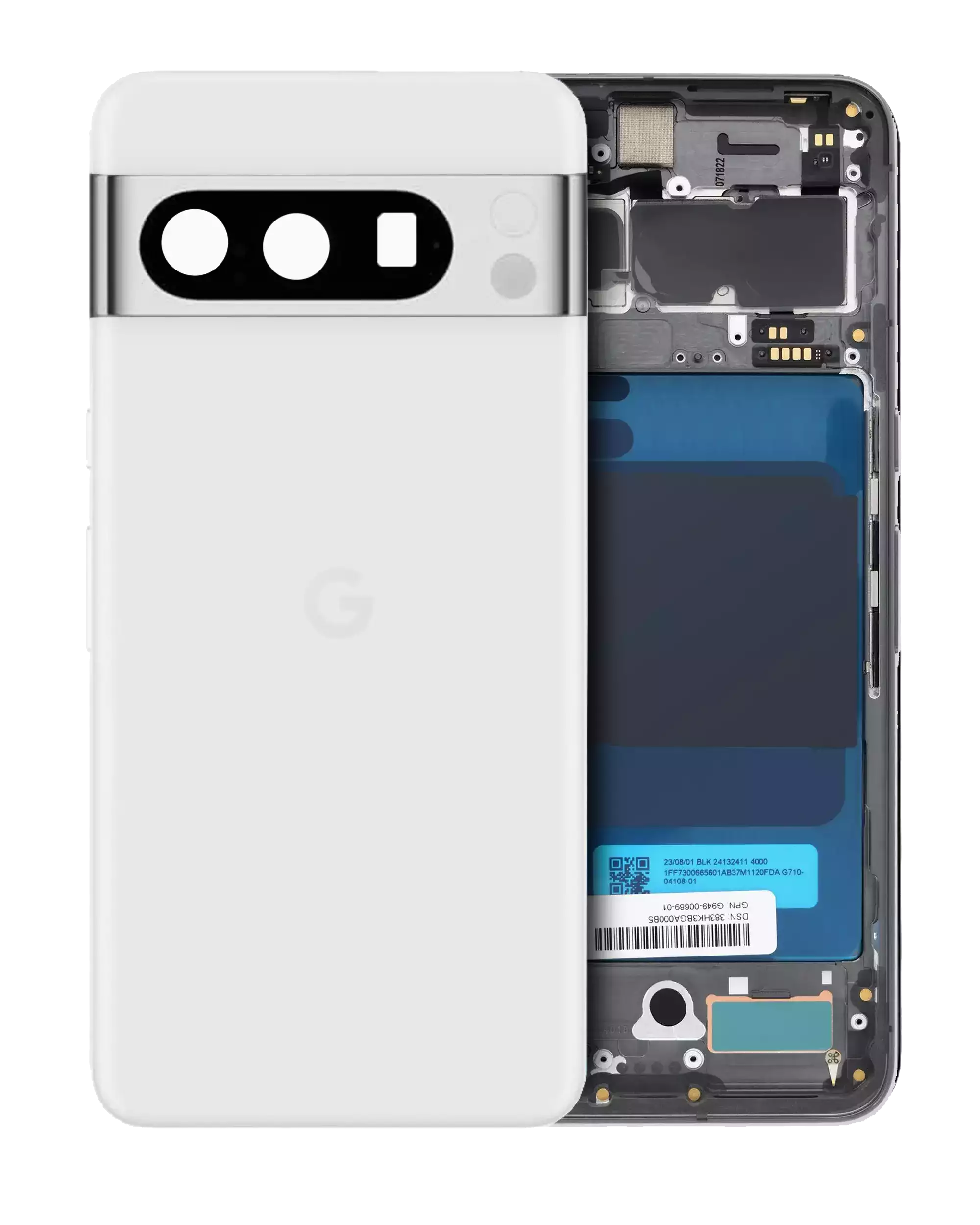 Back Housing Compatible For Google Pixel 8 Pro (Official - Not Aftermarket) (Porcelain)
