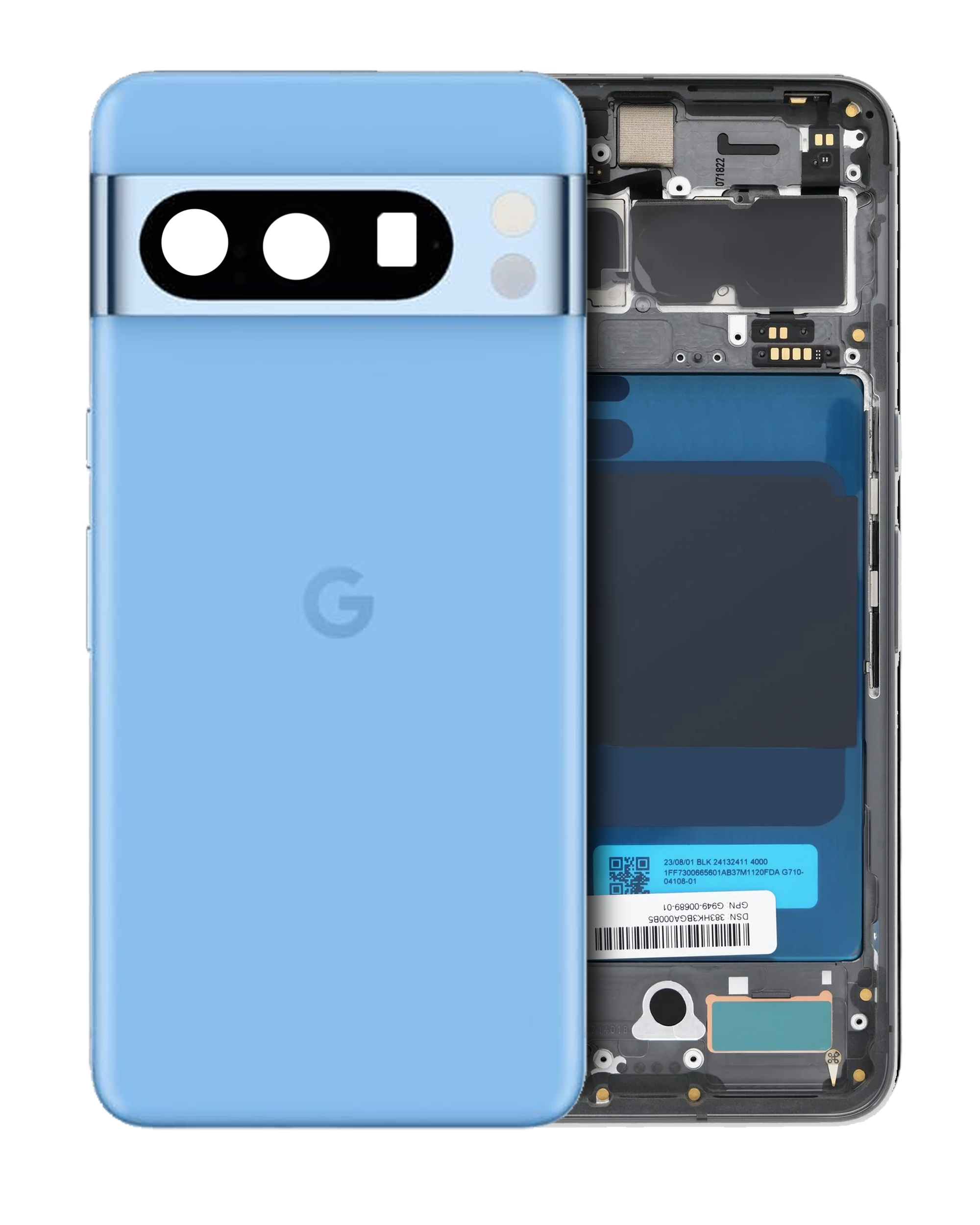 Back Housing Compatible For Google Pixel 8 Pro (Official - Not Aftermarket) (Bay)