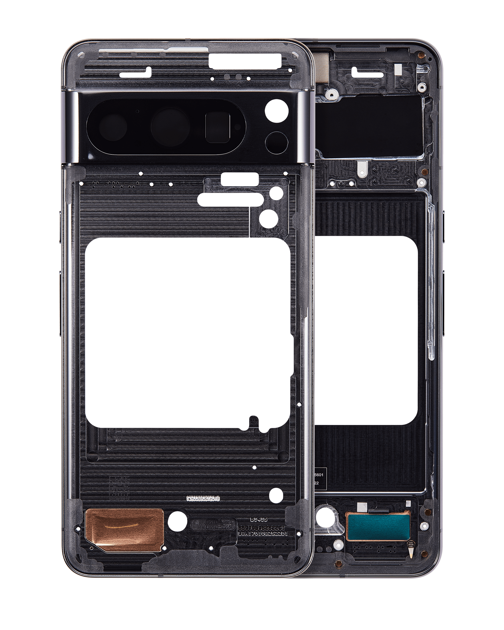 Mid-Frame Housing Compatible For Google Pixel 8 Pro (Obsidian)