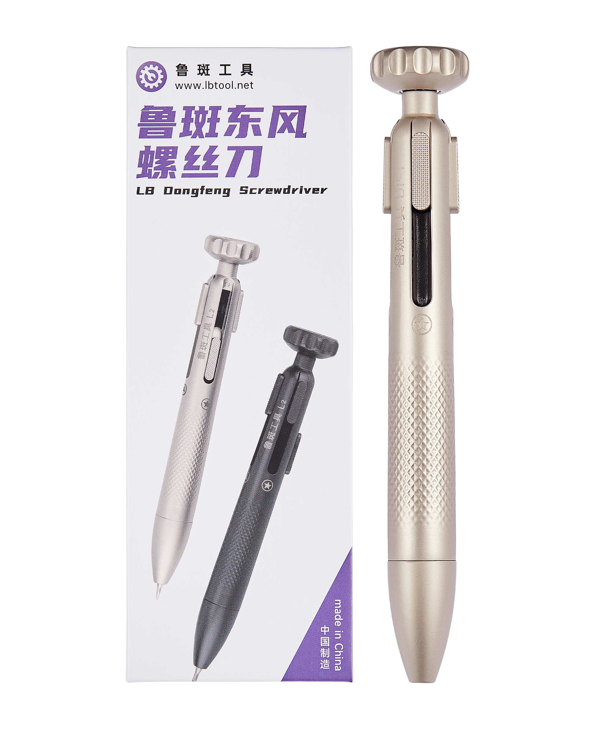 Lb Dongfeng 4 In 1 Multifunction Screwdriver  (Silver)