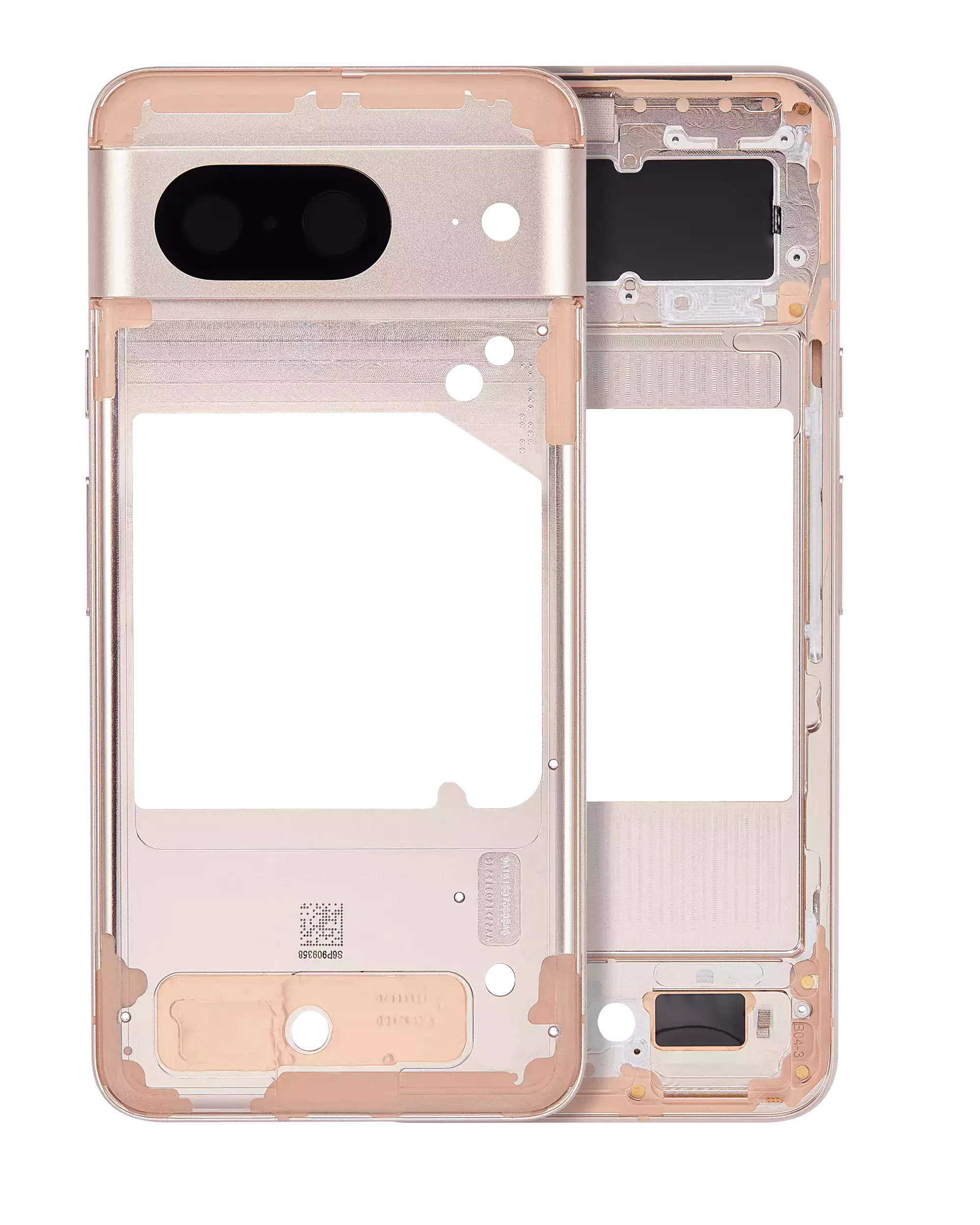 Mid-Frame Housing Compatible For Google Pixel 8 (Rose)