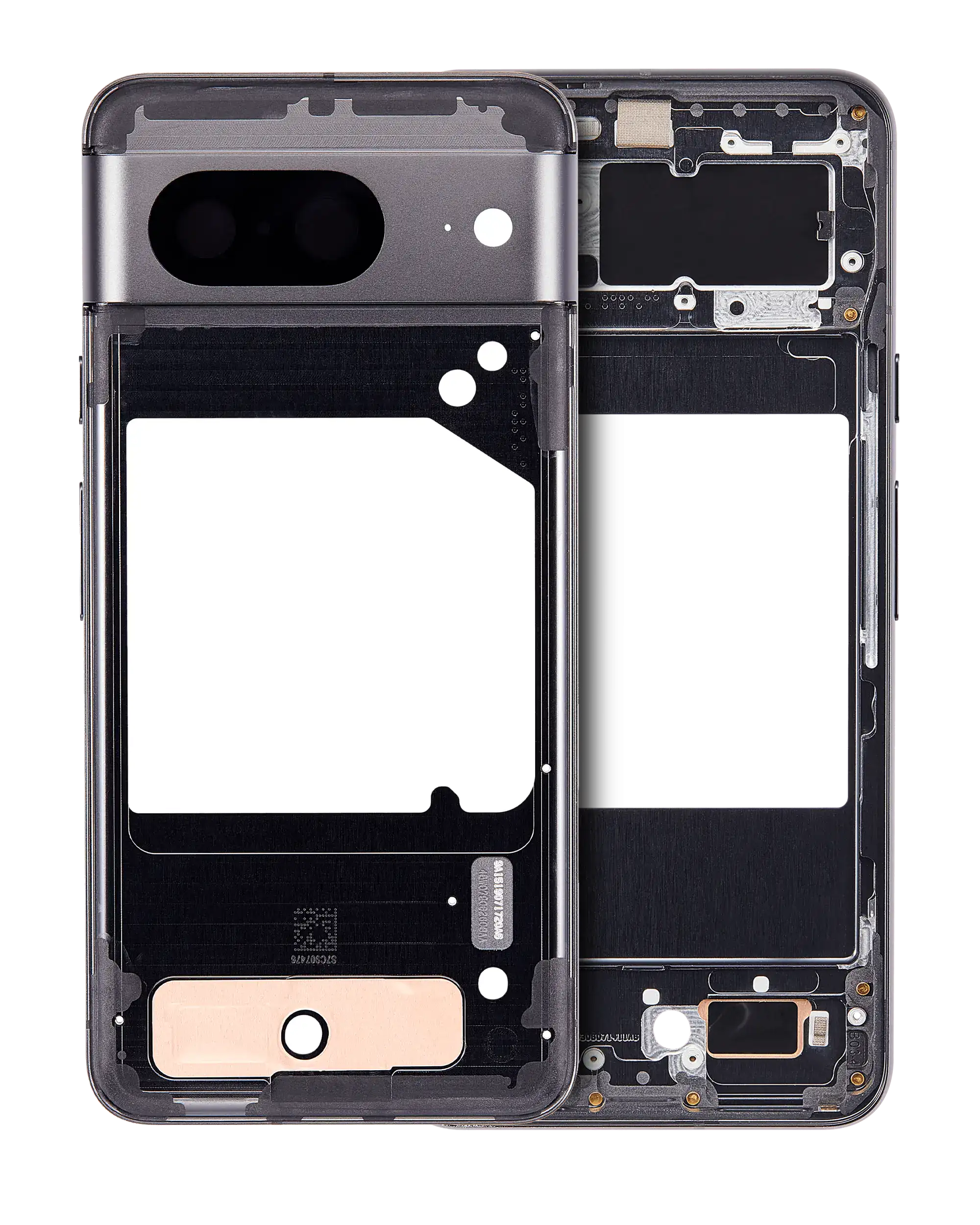 Mid-Frame Housing Compatible For Google Pixel 8 (Obsidian)