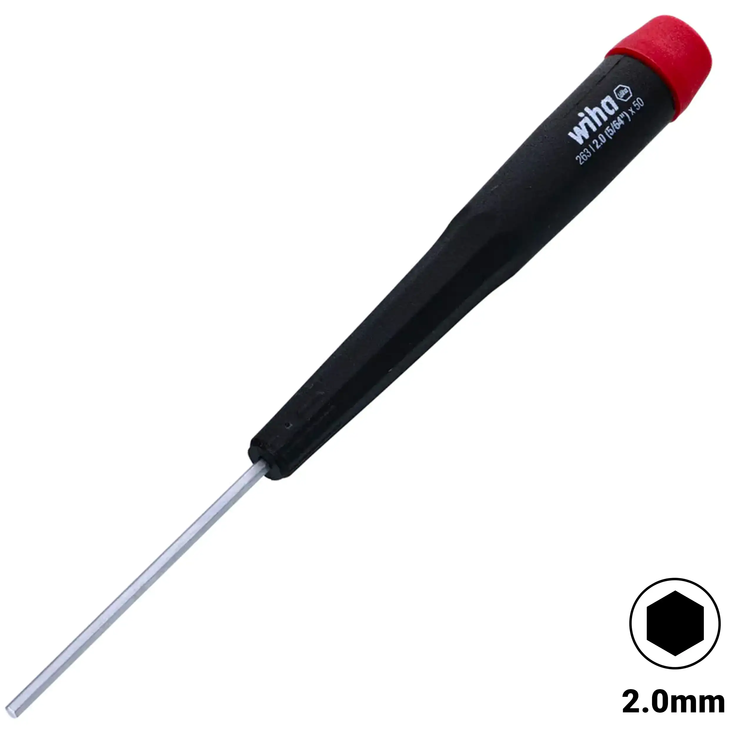 Precision Hex Screwdriver 2.0Mm (5/64Inch) X 50Mm (26320) (Wiha)