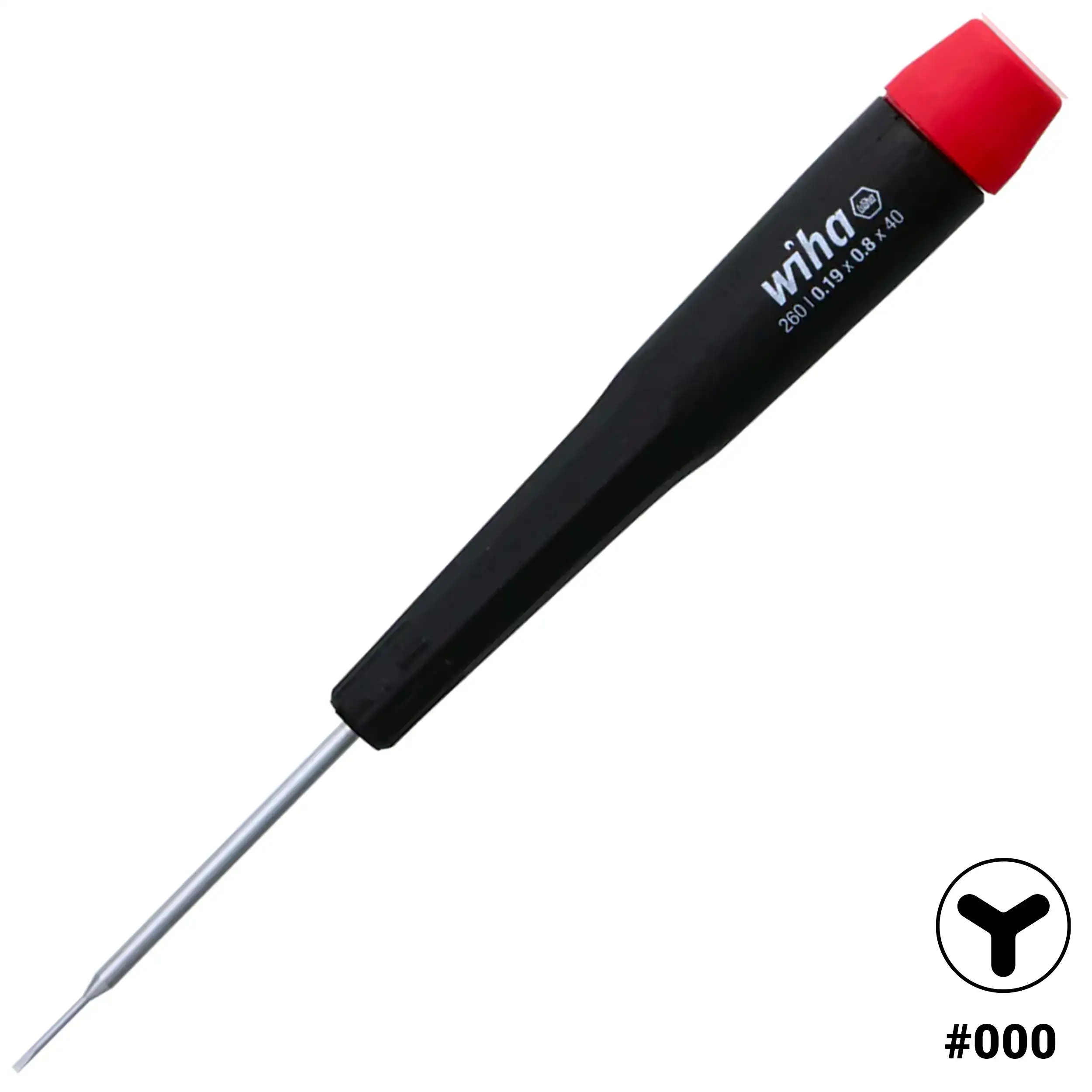 Picofinish Y-Type Screwdriver #000 X 40Mm (26631) (Wiha)