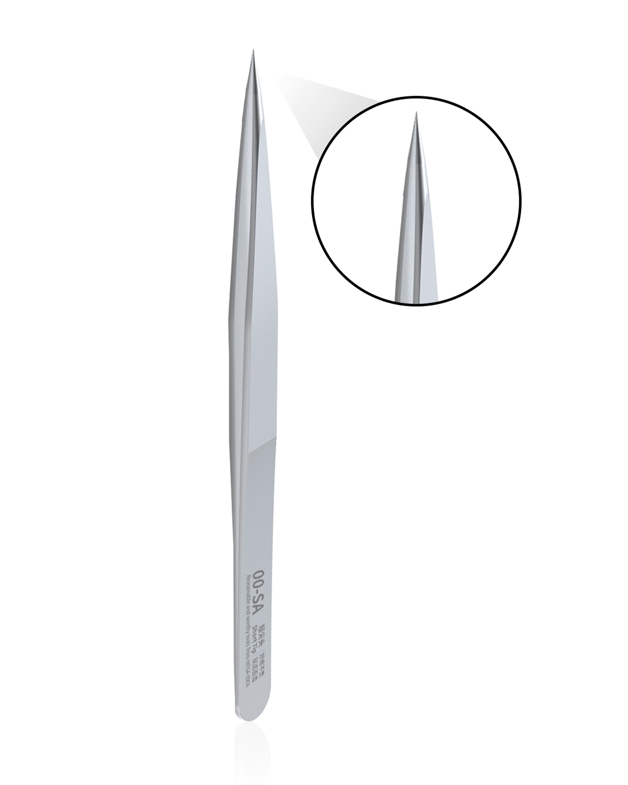 Tweezer 00-Sa Stainless Steel Short Tip (Qianli)