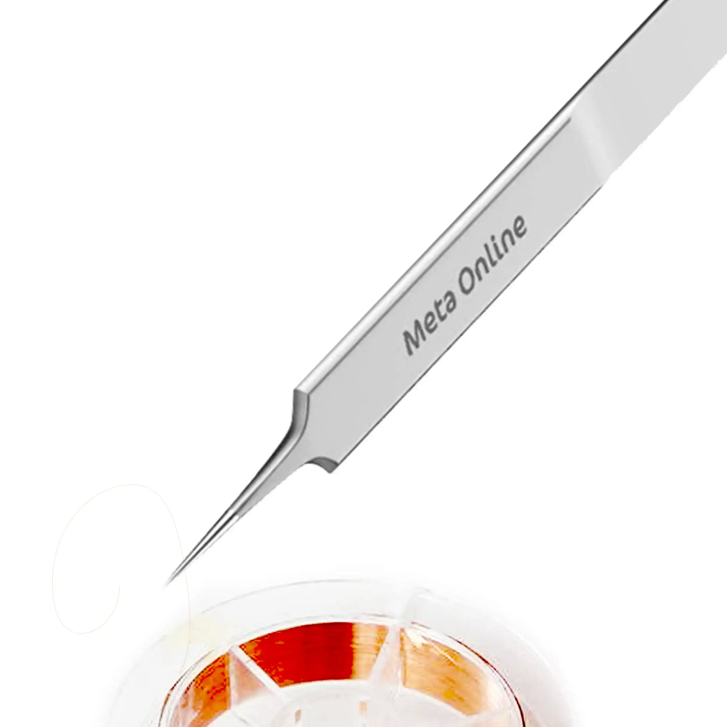 Micro Soldering Straight Ultra-Fine Tip Tweezer (0.15Mm) Non-Magnetic Esd Safe (Polartronix)