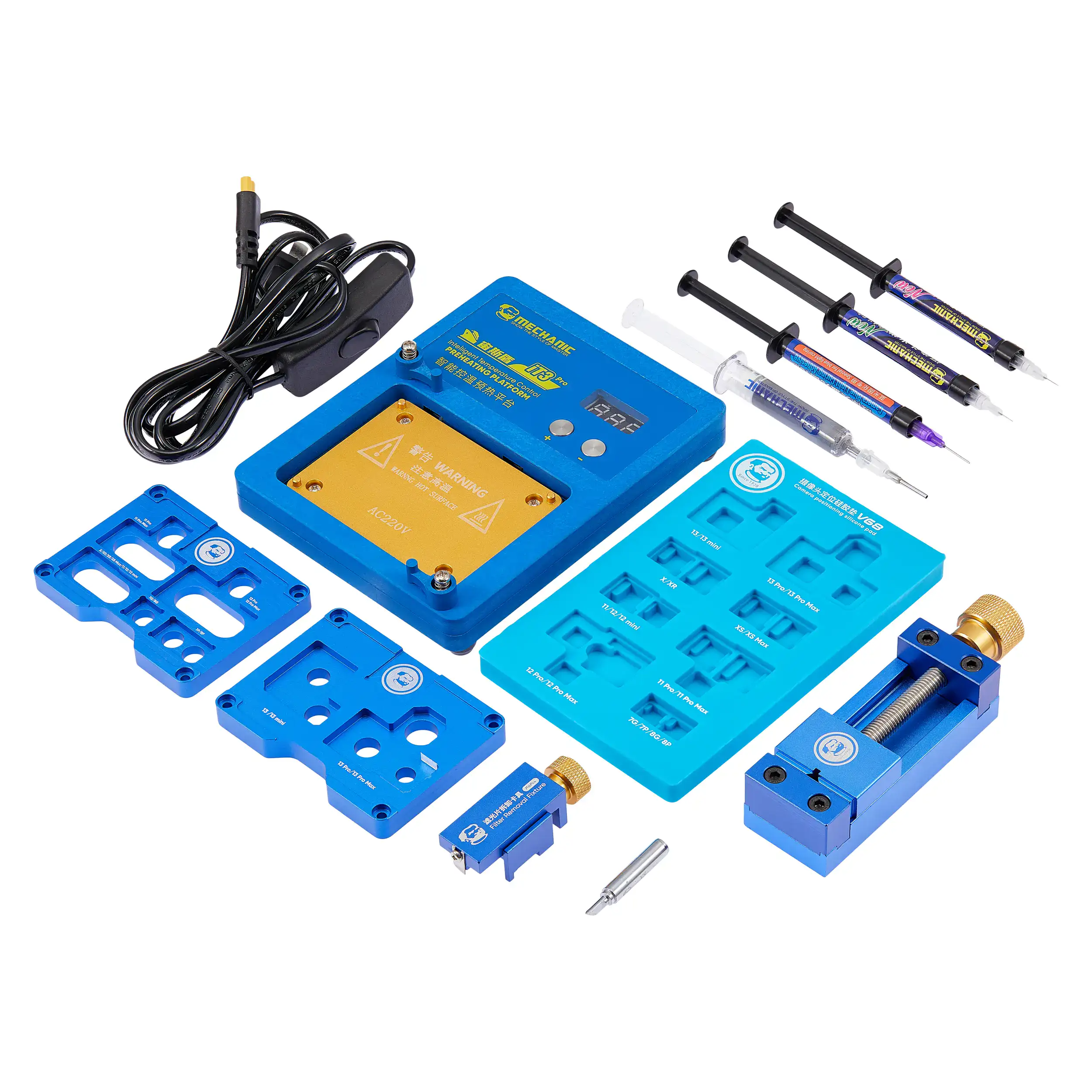 Camera Repair Kit Compatible For Ip7 To Ip13 Pro Max (14In1) (Mechanic)