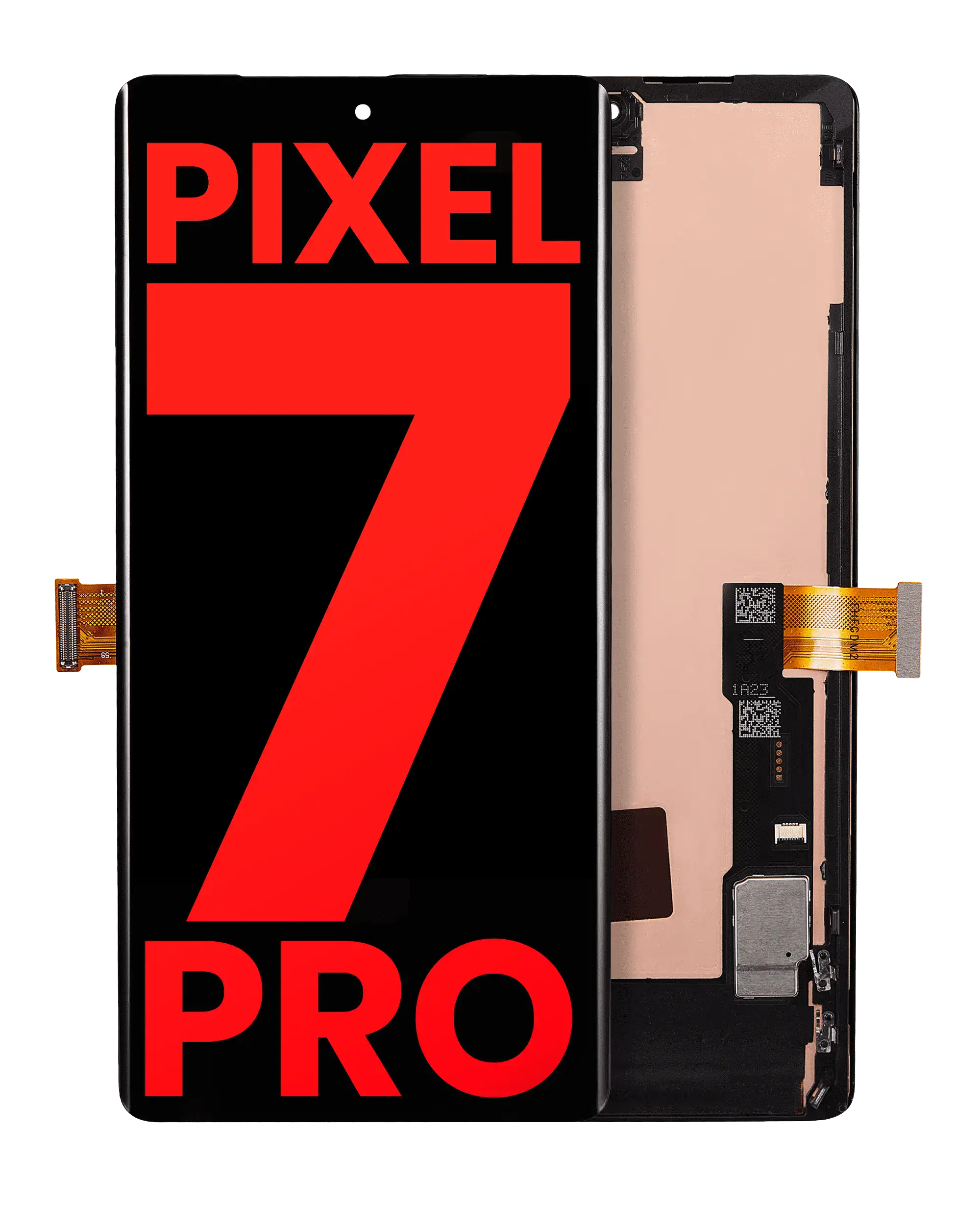 Oled Assembly With Frame (Without Finger Print Sensor) Compatible For Google Pixel 7 Pro (Aftermarket Plus) (All Colors)