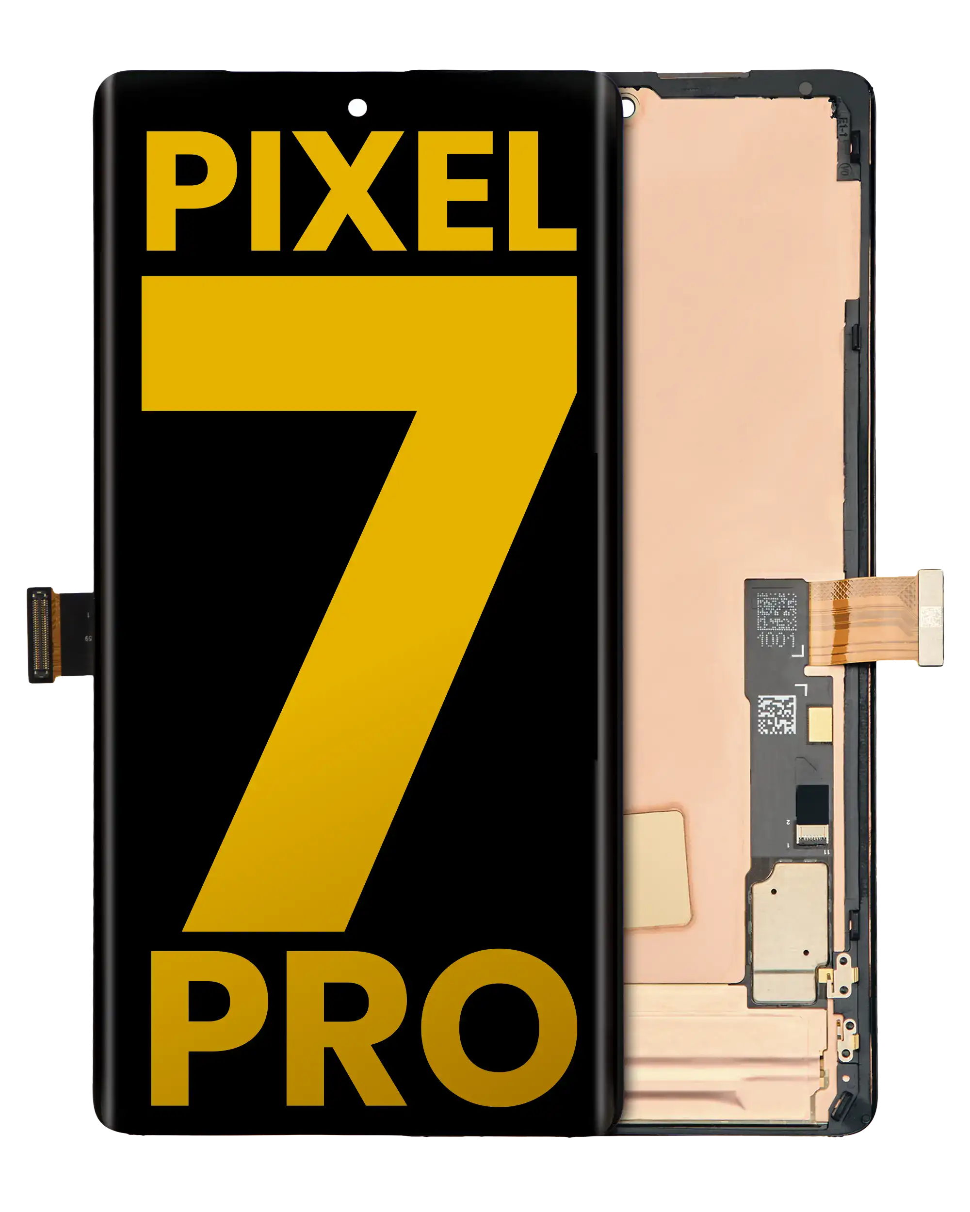 Oled Assembly With Frame (Without Finger Print Sensor) Compatible For Google Pixel 7 Pro (Refurbished) (All Colors)