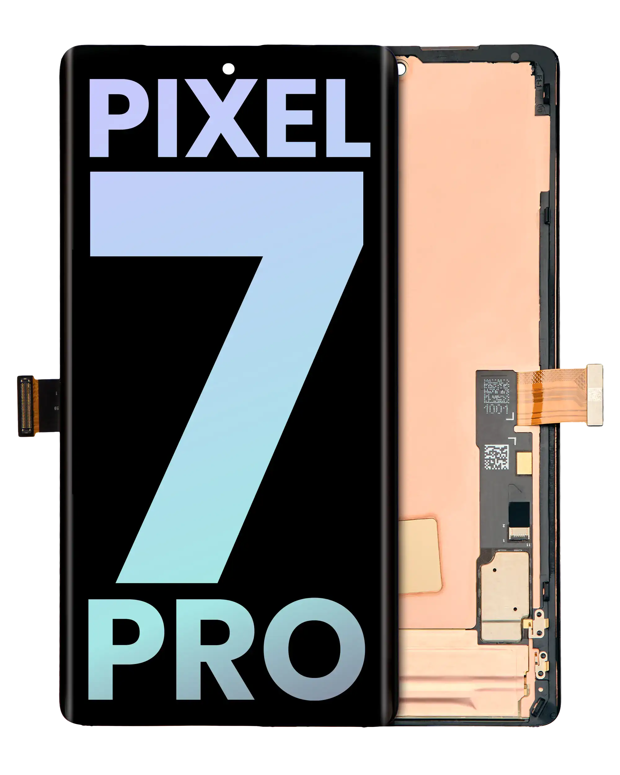 Oled Assembly With Frame (With Finger Print Sensor) Compatible For Google Pixel 7 Pro (Official - Not Aftermarket) (All Colors)