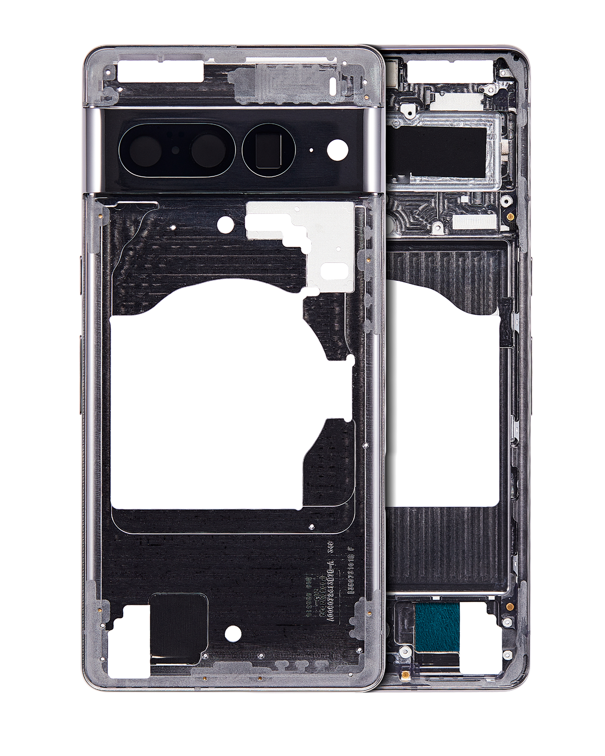 Mid-Frame Housing Compatible For Google Pixel 7 Pro (Obsidian)