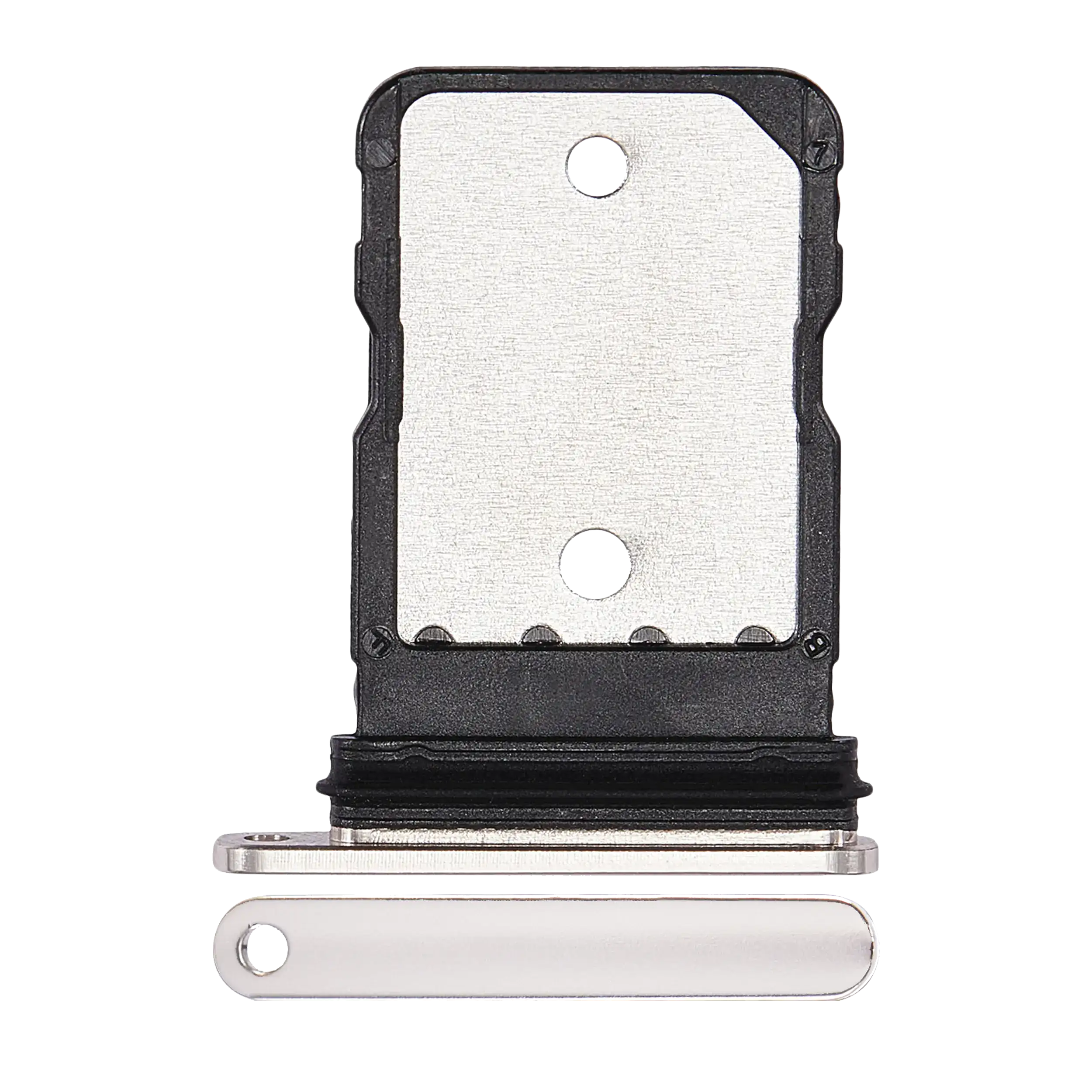 Single Sim Card Tray Compatible For Google Pixel 7 Pro (Obsidian)
