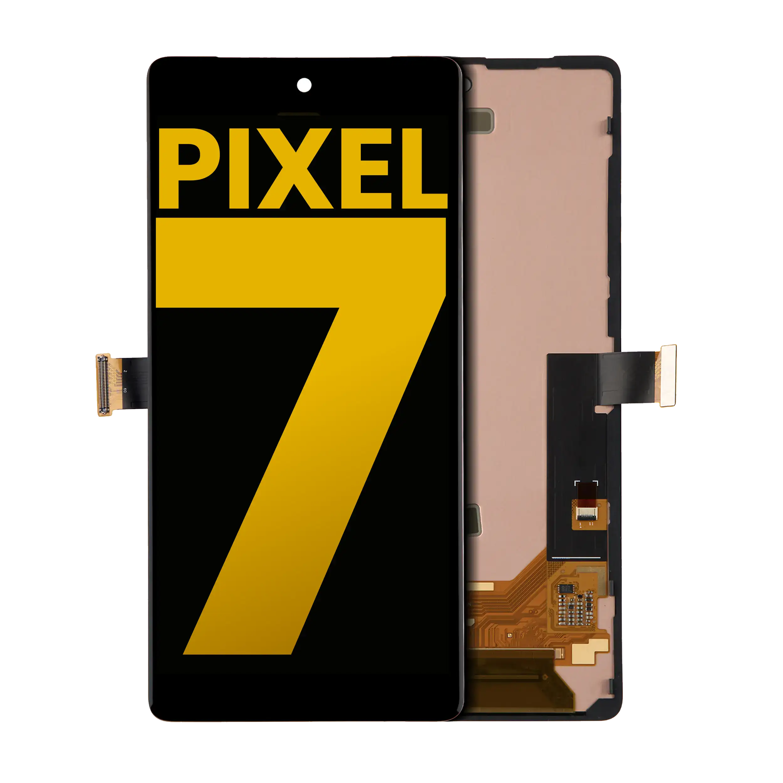 Oled Assembly With Frame (Without Finger Print Scanner) Compatible For Google Pixel 7 (Refurbished) (All Colors)