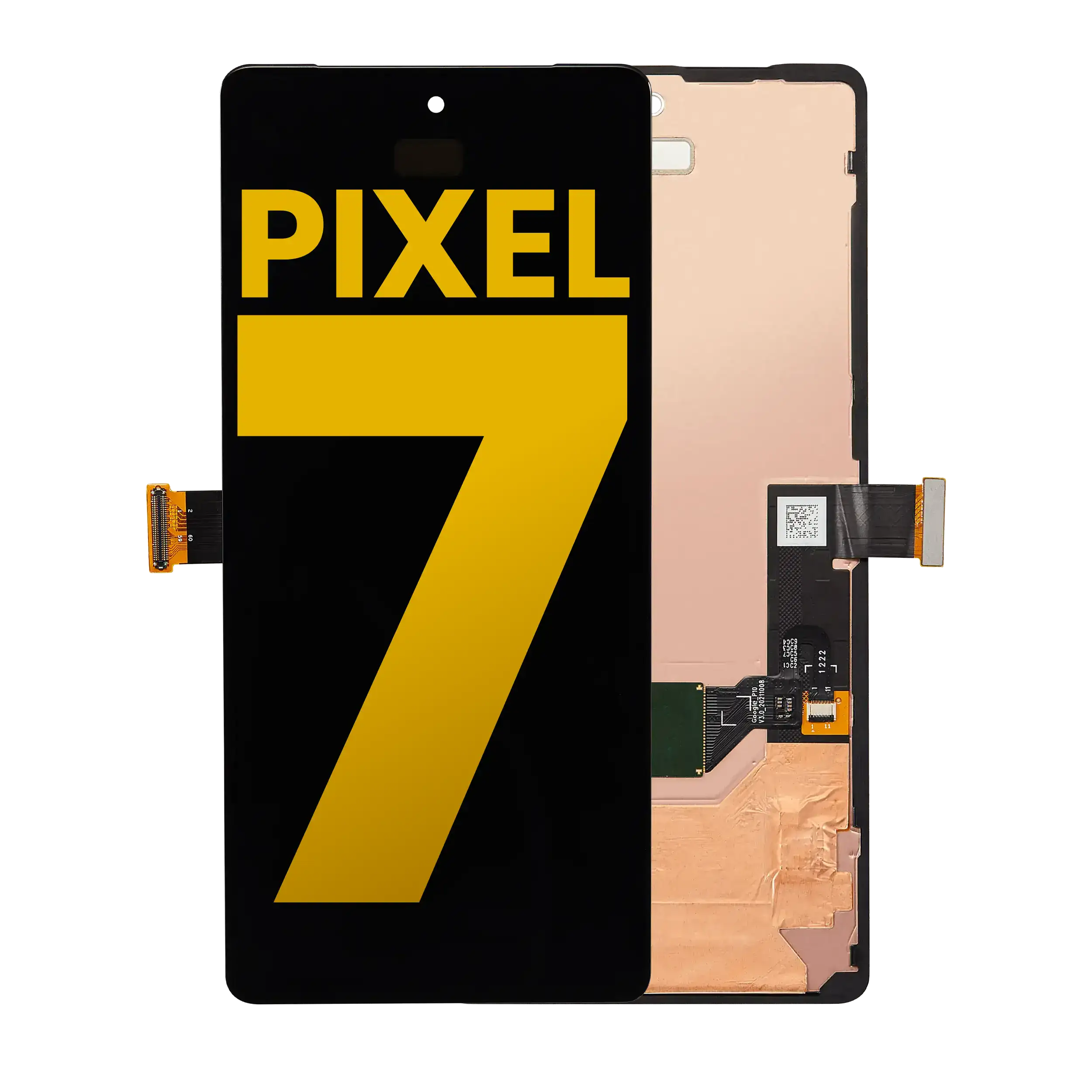 Oled Assembly With Frame (With Finger Print Scanner) Compatible For Google Pixel 7 (Refurbished) (All Colors)