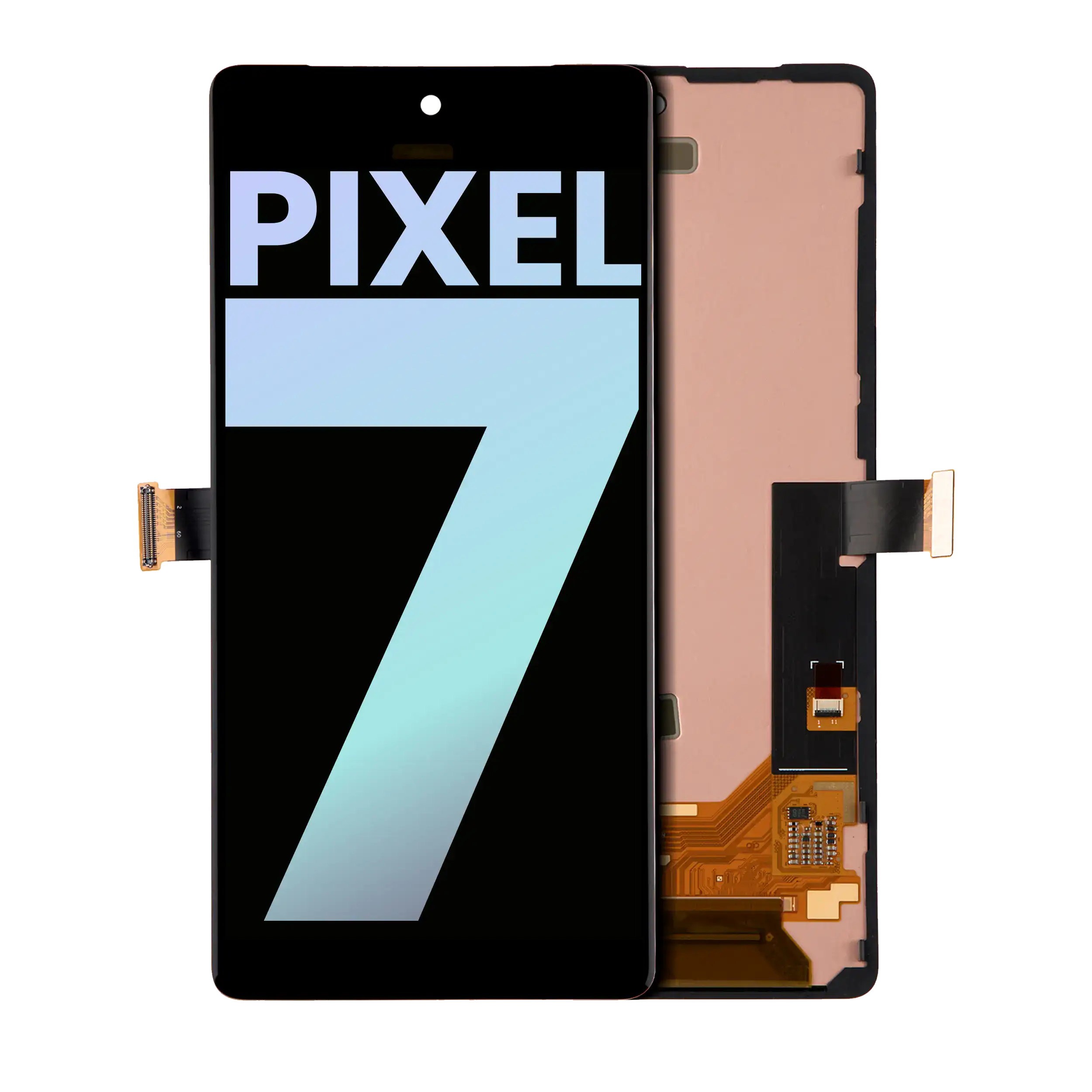 Oled Assembly With Frame (With Finger Print Sensor) Compatible For Google Pixel 7 (Official - Not Aftermarket) (All Colors)