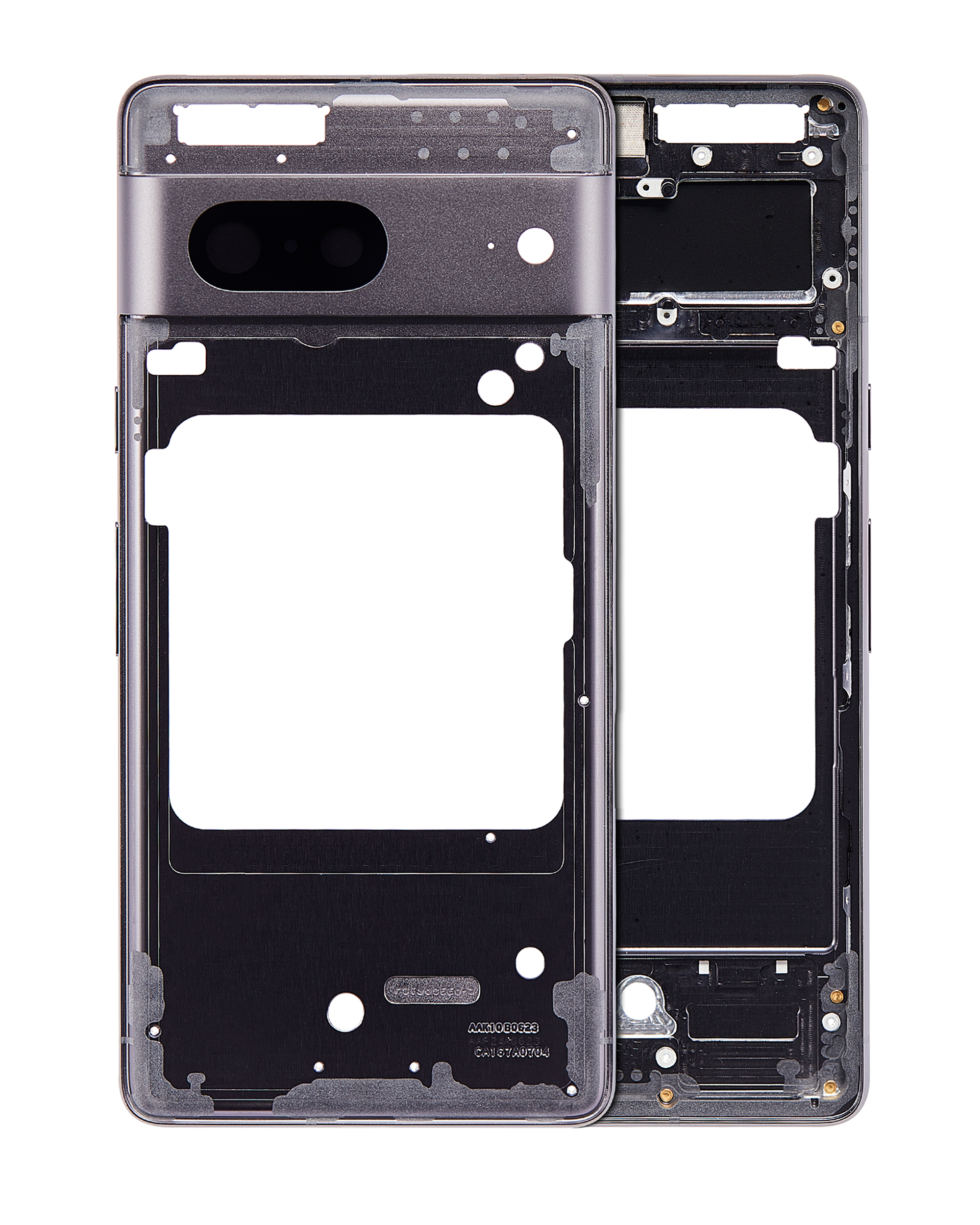 Mid-Frame Housing Compatible For Google Pixel 7 (Obsidian)