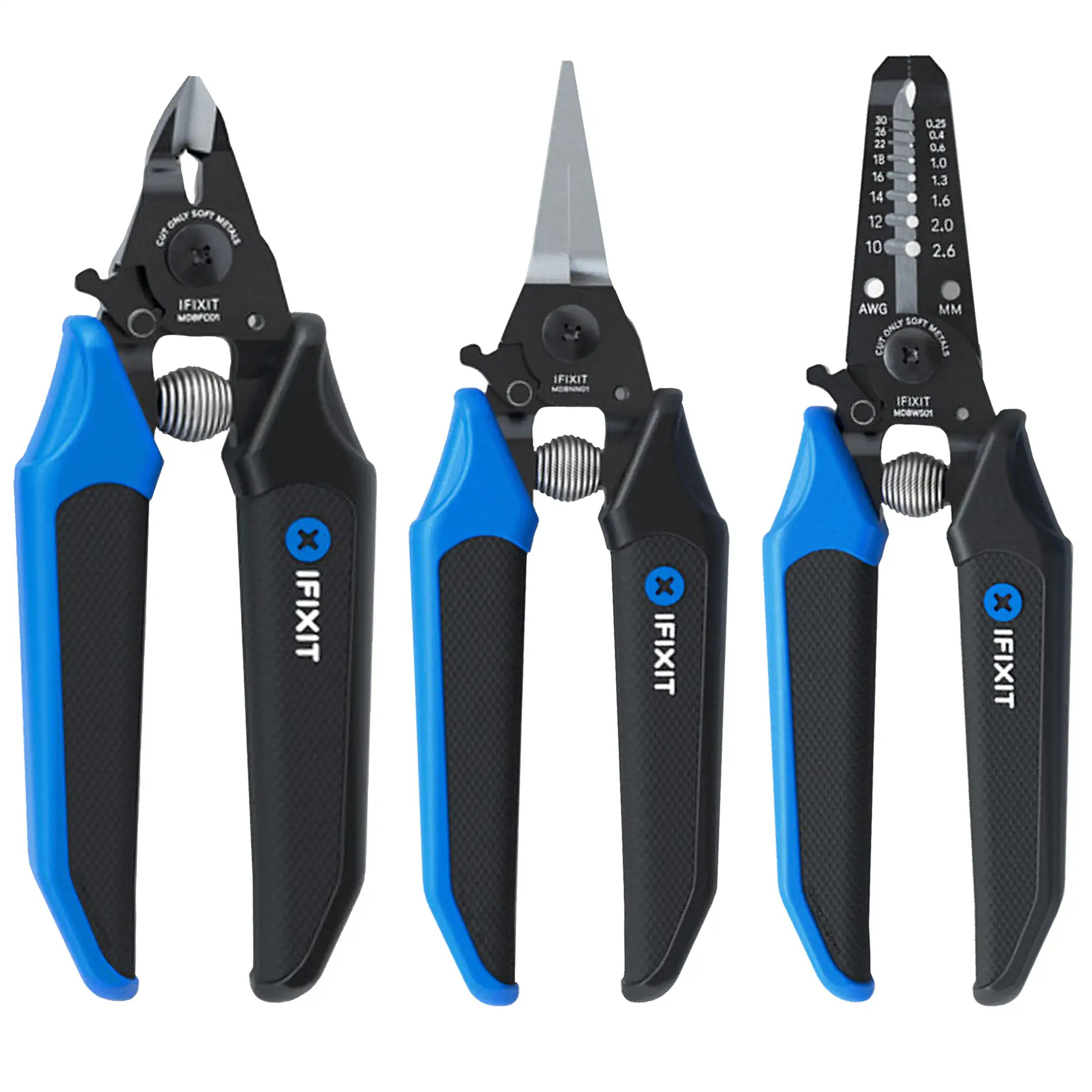Mandible 3 Piece Plier Set (Ifixit)