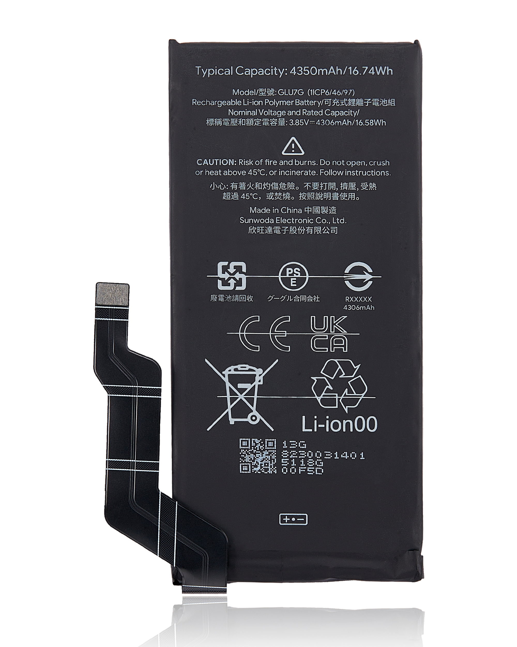 Replacement Battery Compatible For Google Pixel 6A (Glu7G) (Official - Not Aftermarket)