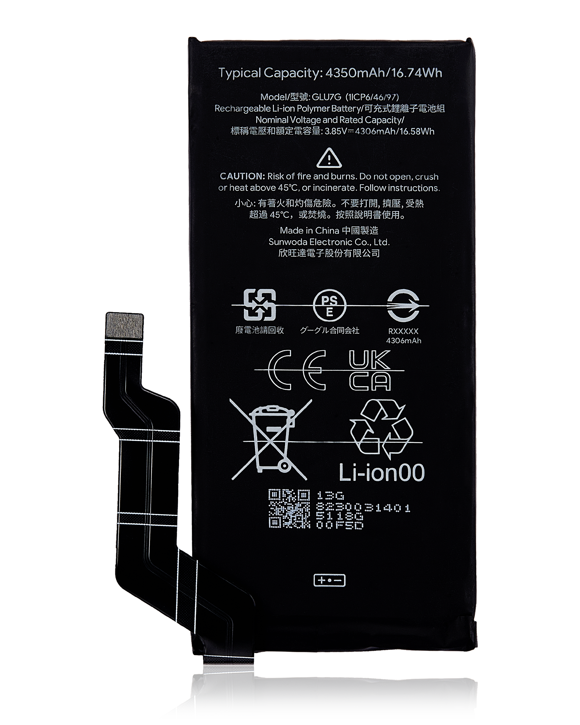 Replacement Battery Compatible For Google Pixel 6A (Glu7G)
