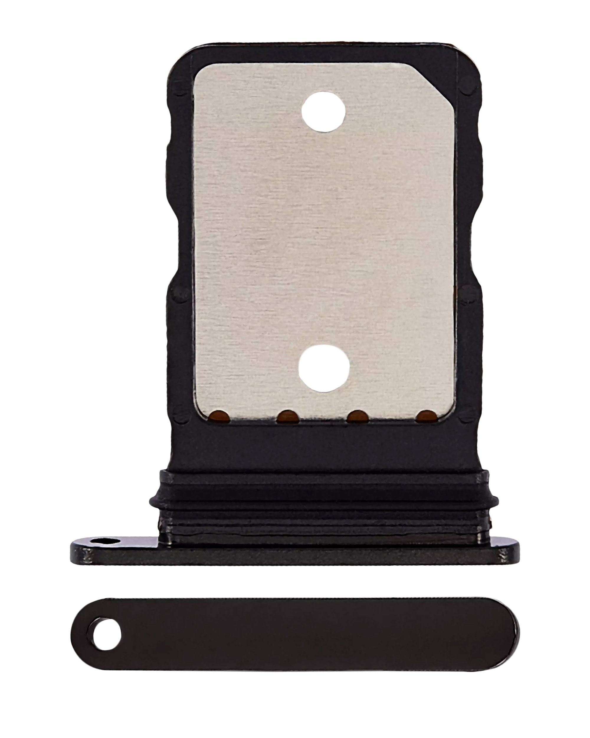 Single Sim Card Tray Compatible For Google Pixel 6A (Charcoal)