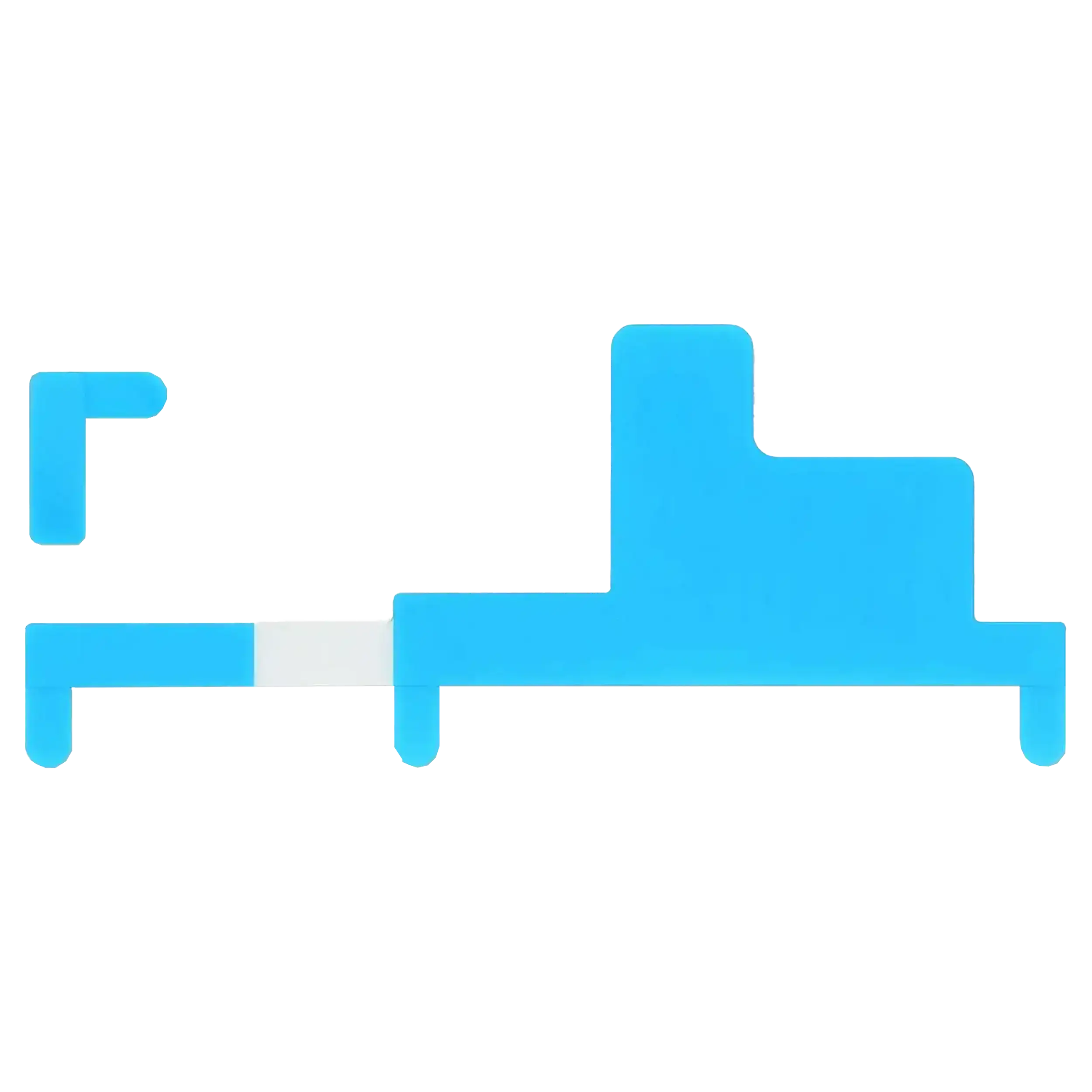 Battery Adhesive (Top) Compatible For Google Pixel 6A (Official - Not Aftermarket)