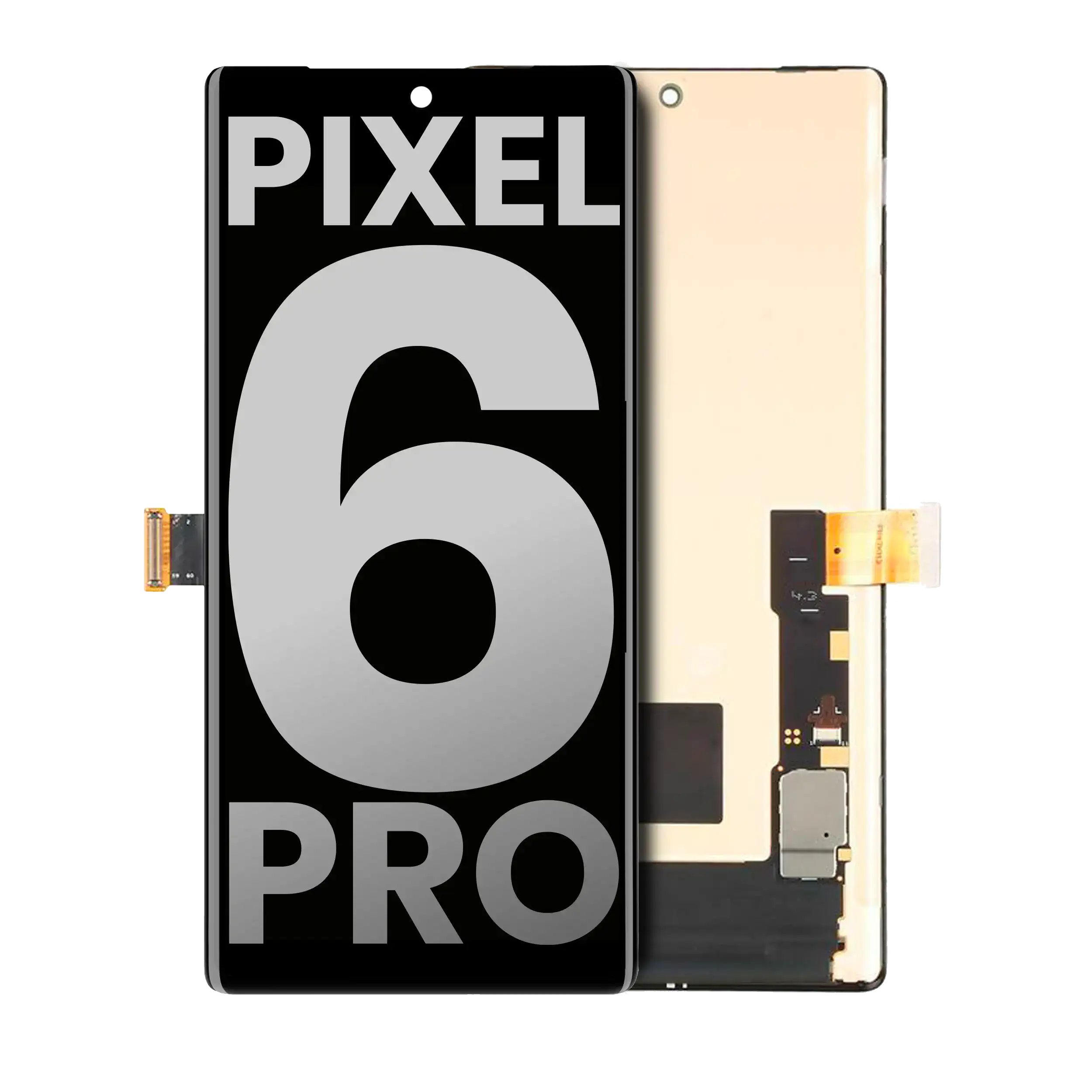 Oled Assembly With Frame (With Finger Print Sensor) Compatible For Google Pixel 6 Pro (Used  Pull: Grade A) (All Colors)