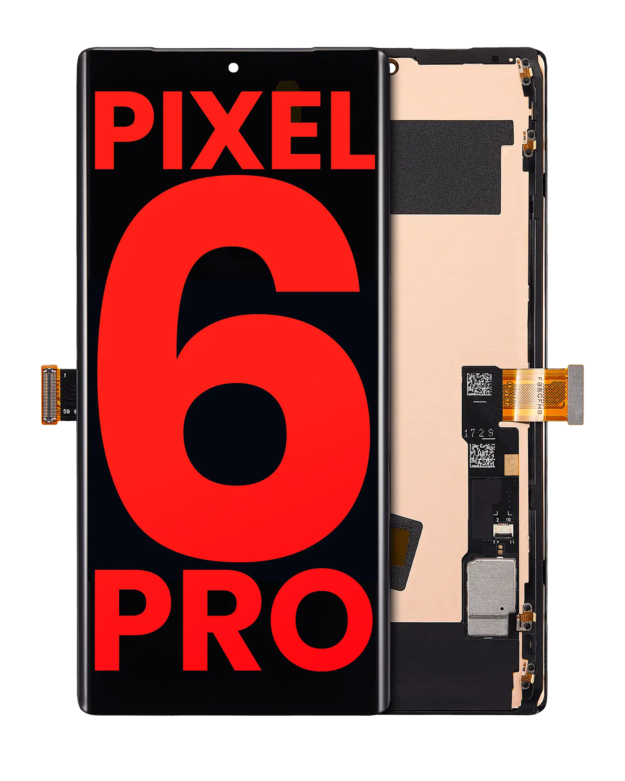 Oled Assembly With Frame (Without Finger Print Sensor) Compatible For Google Pixel 6 Pro (Aftermarket Plus) (All Colors)