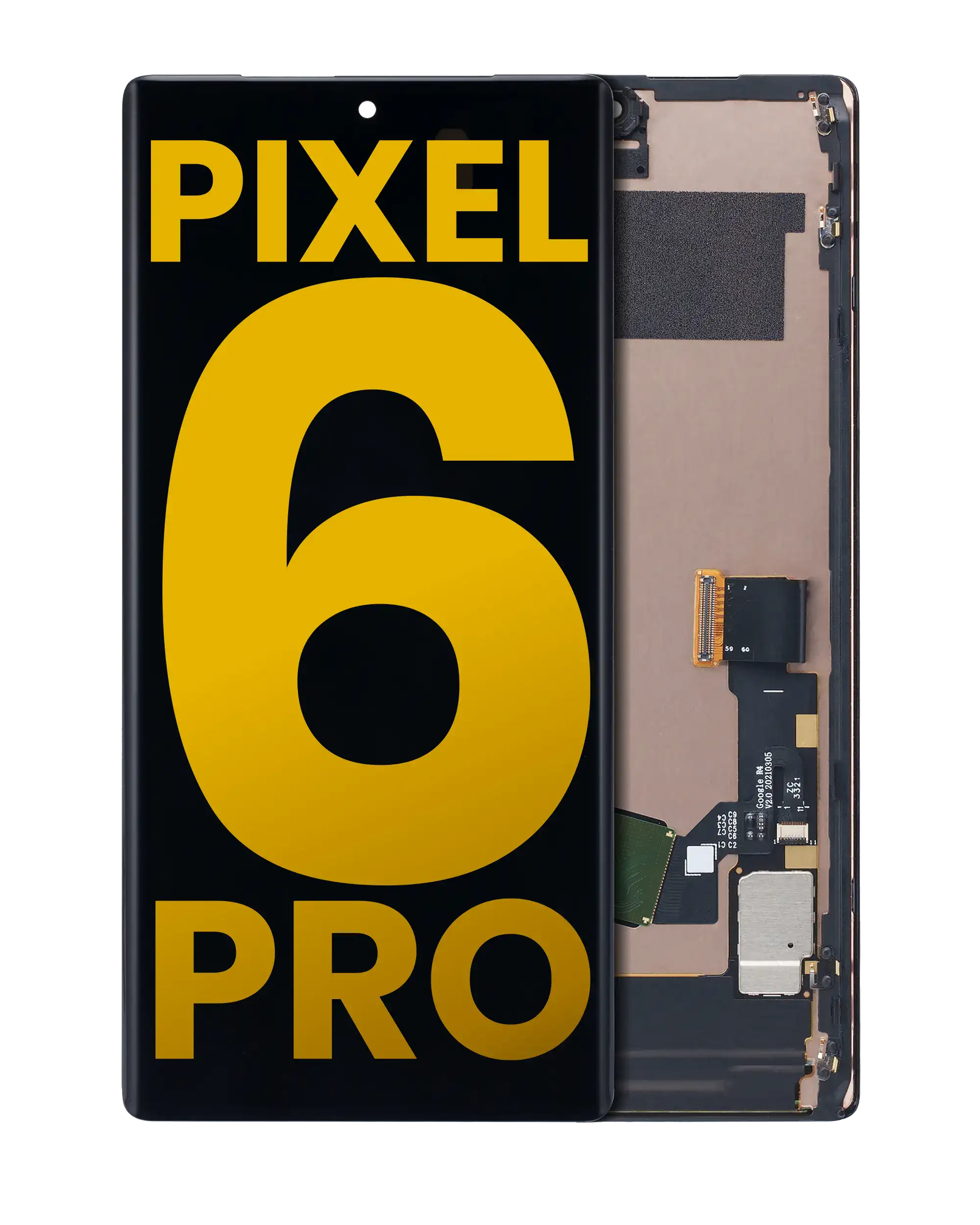 Oled Assembly With Frame (With Finger Print Sensor) Compatible For Google Pixel 6 Pro (Refurbished) (All Colors)