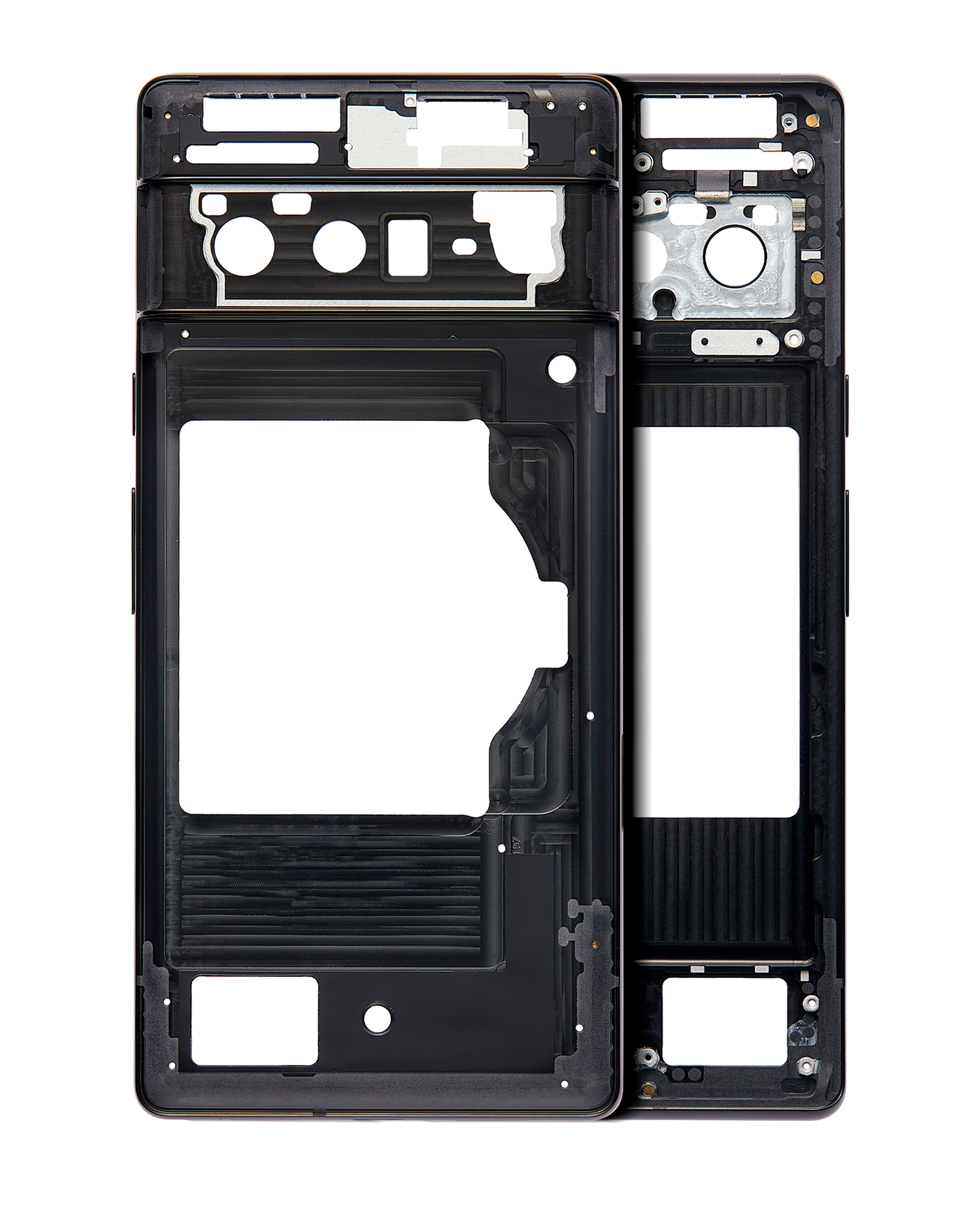 Mid-Frame Housing Compatible For Google Pixel 6 Pro (Stormy Black)
