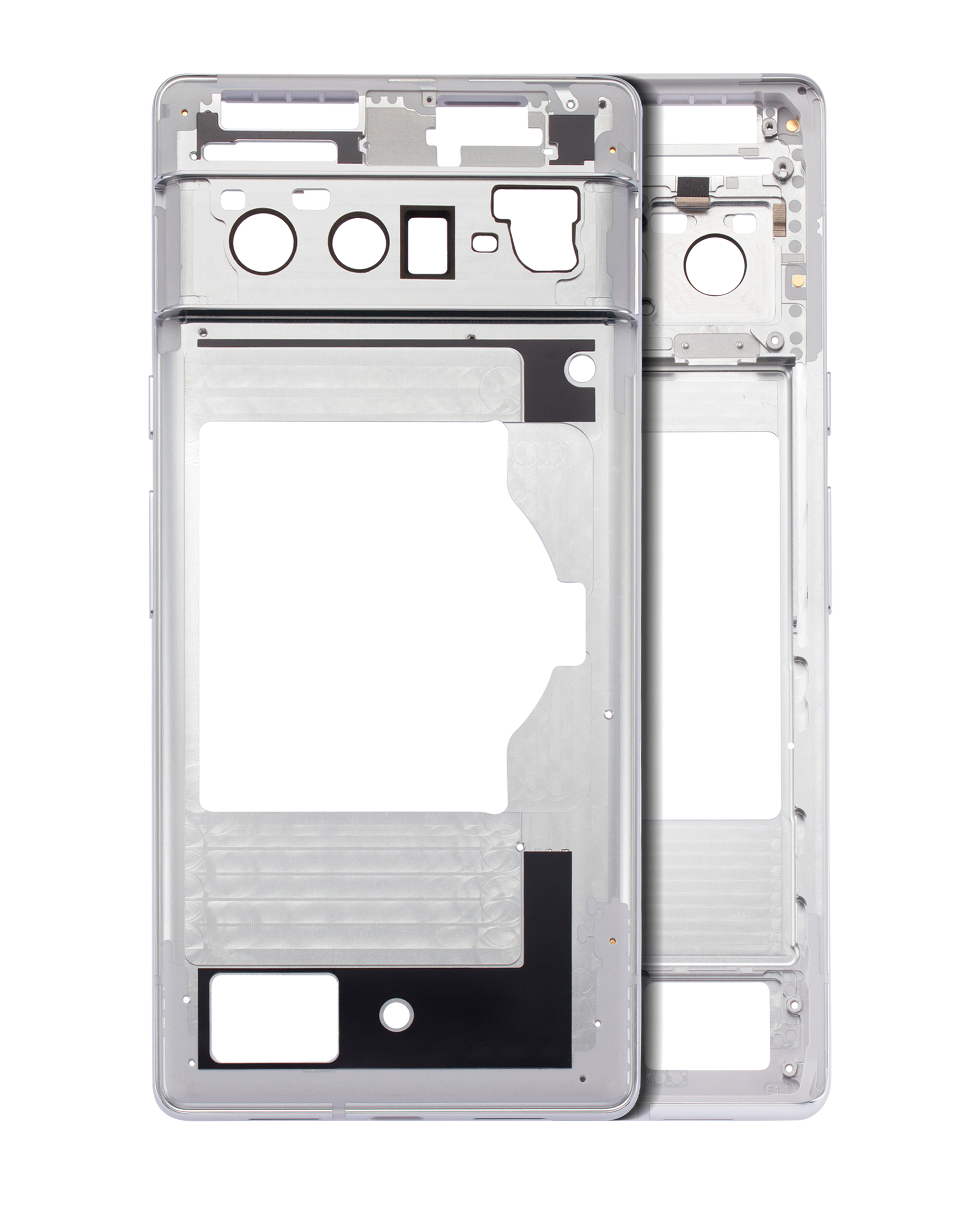 Mid-Frame Housing Compatible For Google Pixel 6 Pro (Cloudy White)