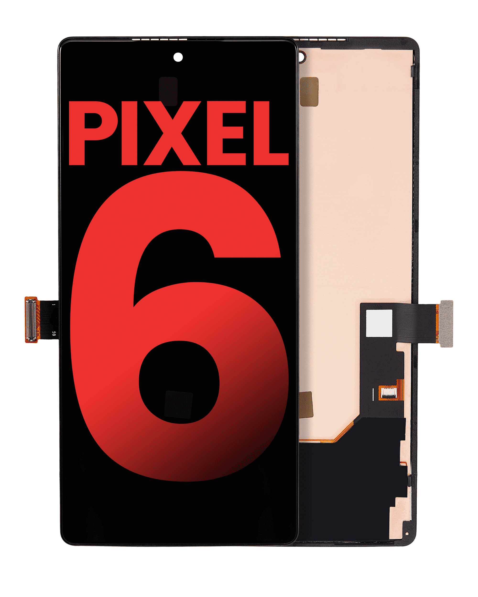 Oled Assembly With Frame (Without Finger Print Sensor) Compatible For Google Pixel 6 (Aftermarket Plus) (All Colors)