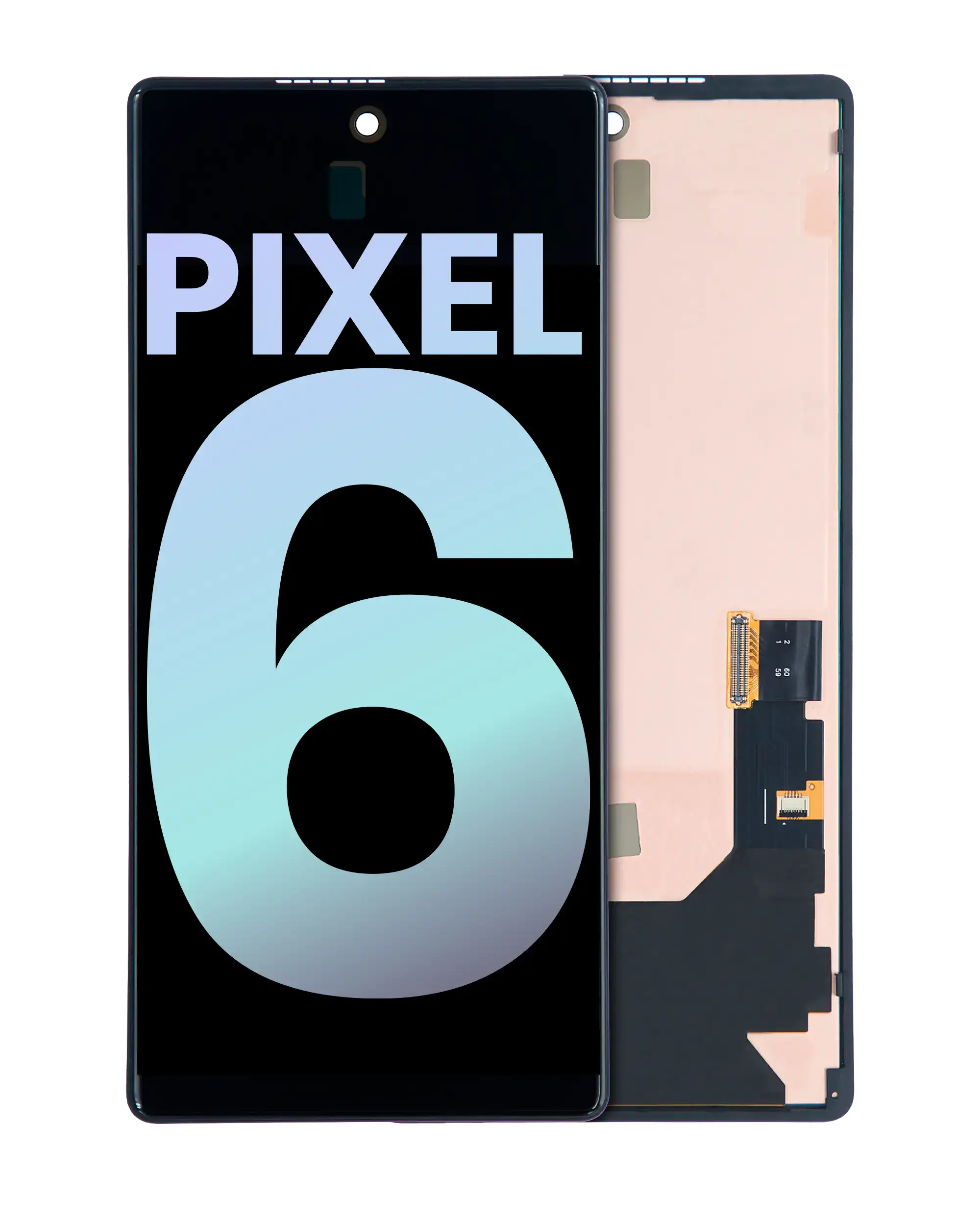 Oled Assembly With Frame (With Fingerprint Sensor) Compatible For Google Pixel 6  (Official - Not Aftermarket) (All Colors)