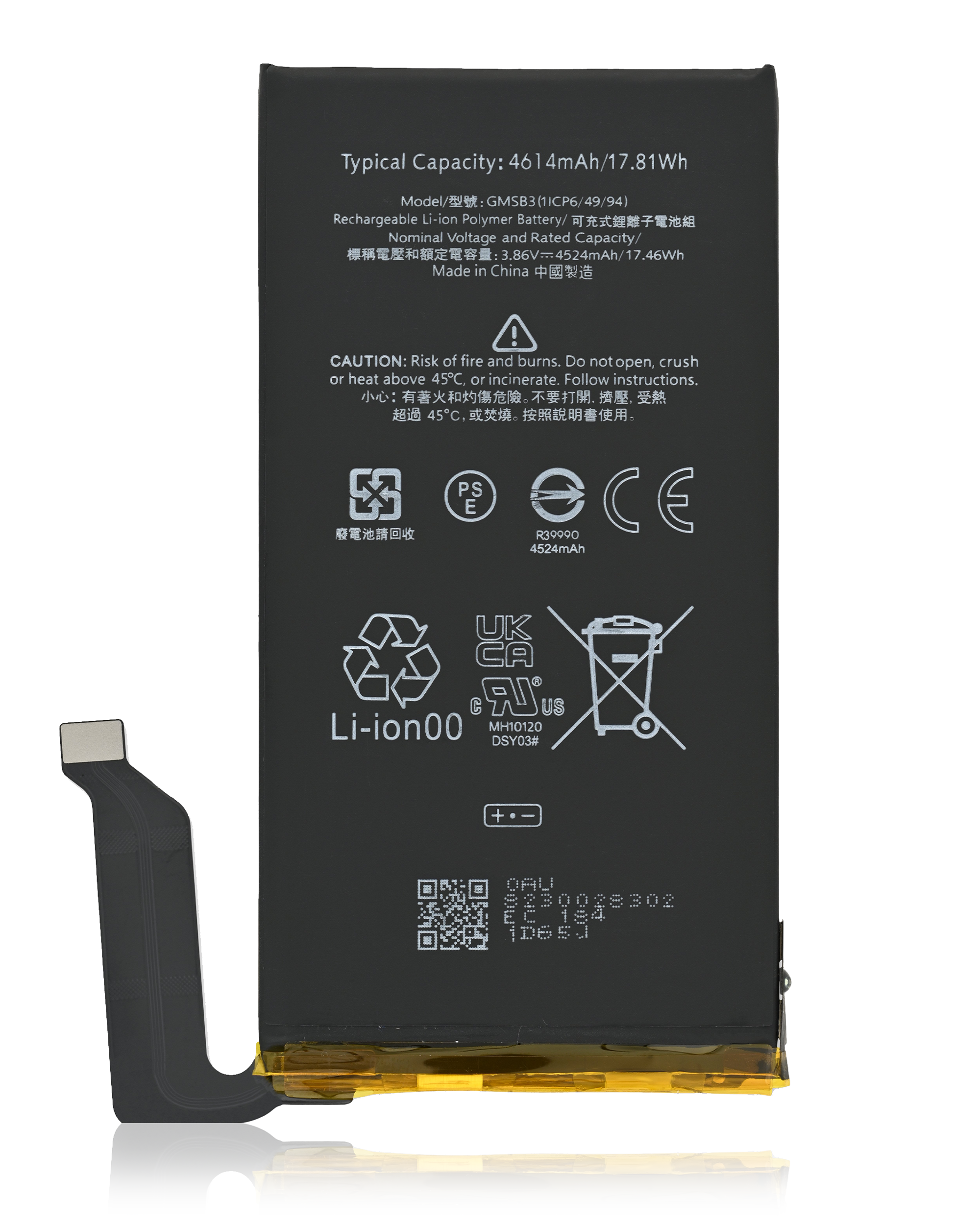 Replacement Battery Compatible For Google Pixel 6 (Gmsb3) (Official - Not Aftermarket)