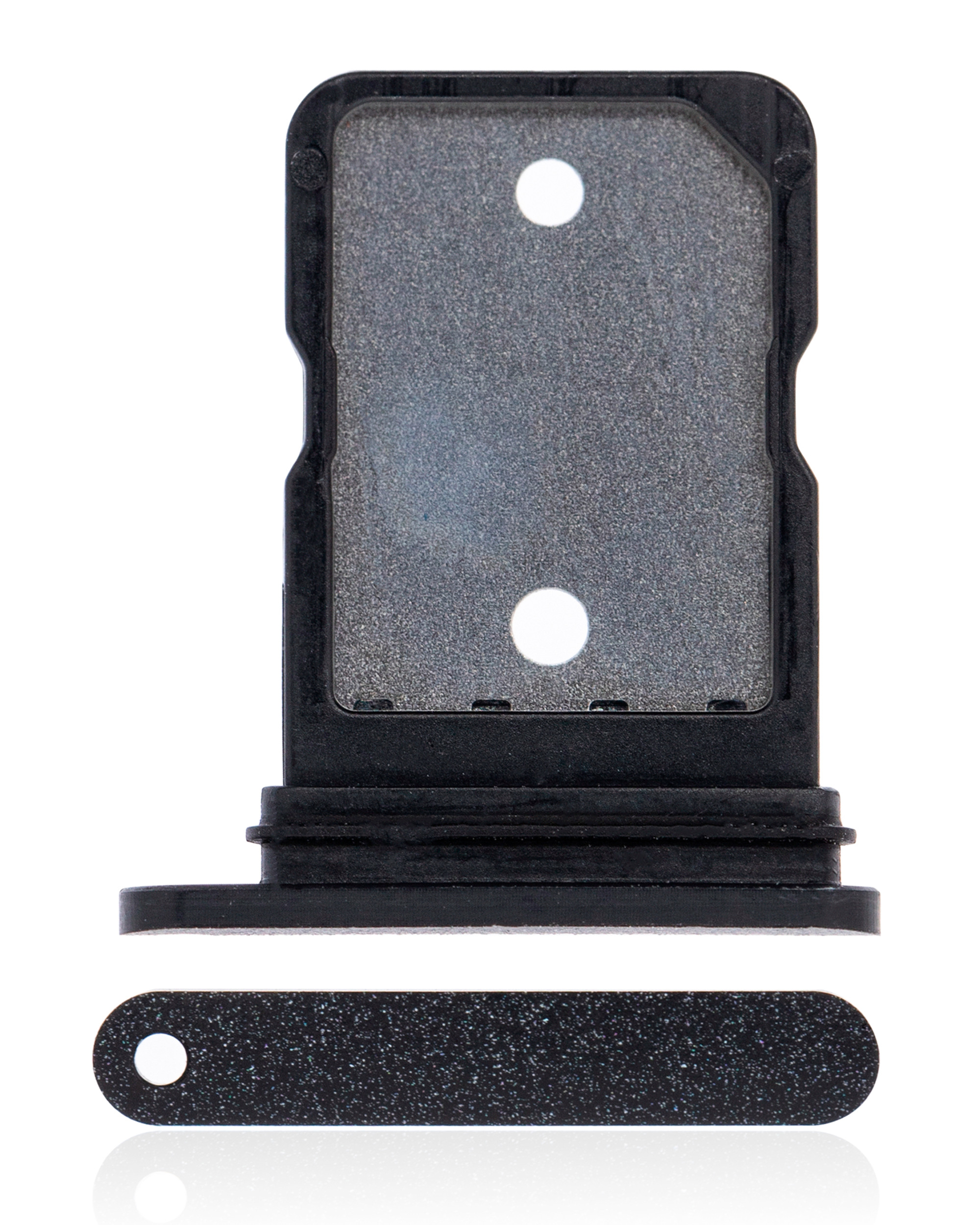 Single Sim Card Tray Compatible For Google Pixel 5 (Just Black)