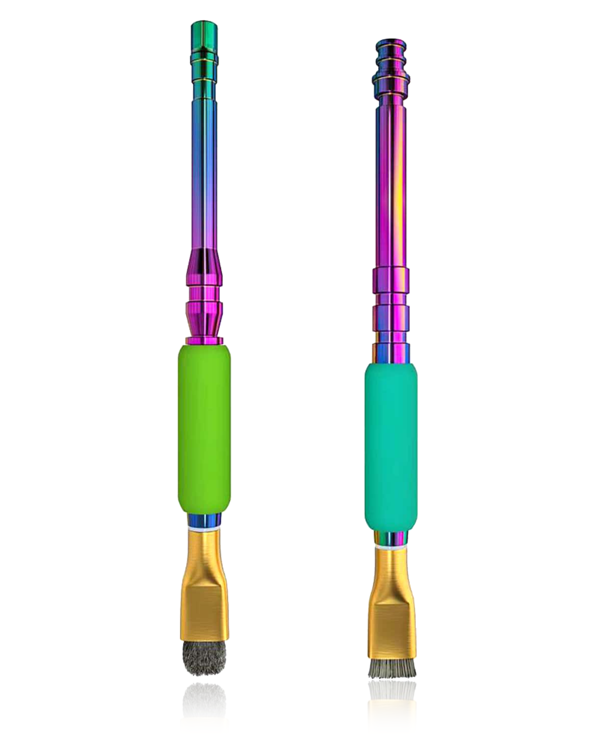 Pad Cleaning Sideburns Brush (2 Piece Set) (Mijing)