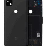 Back Cover Glass Assembly Compatible For Google Pixel 4A 5G (Official - Not Aftermarket) (Just Black)