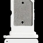 Sim Card Tray Compatible For Google Pixel 4A 5G (Official - Not Aftermarket) (Clearly White)