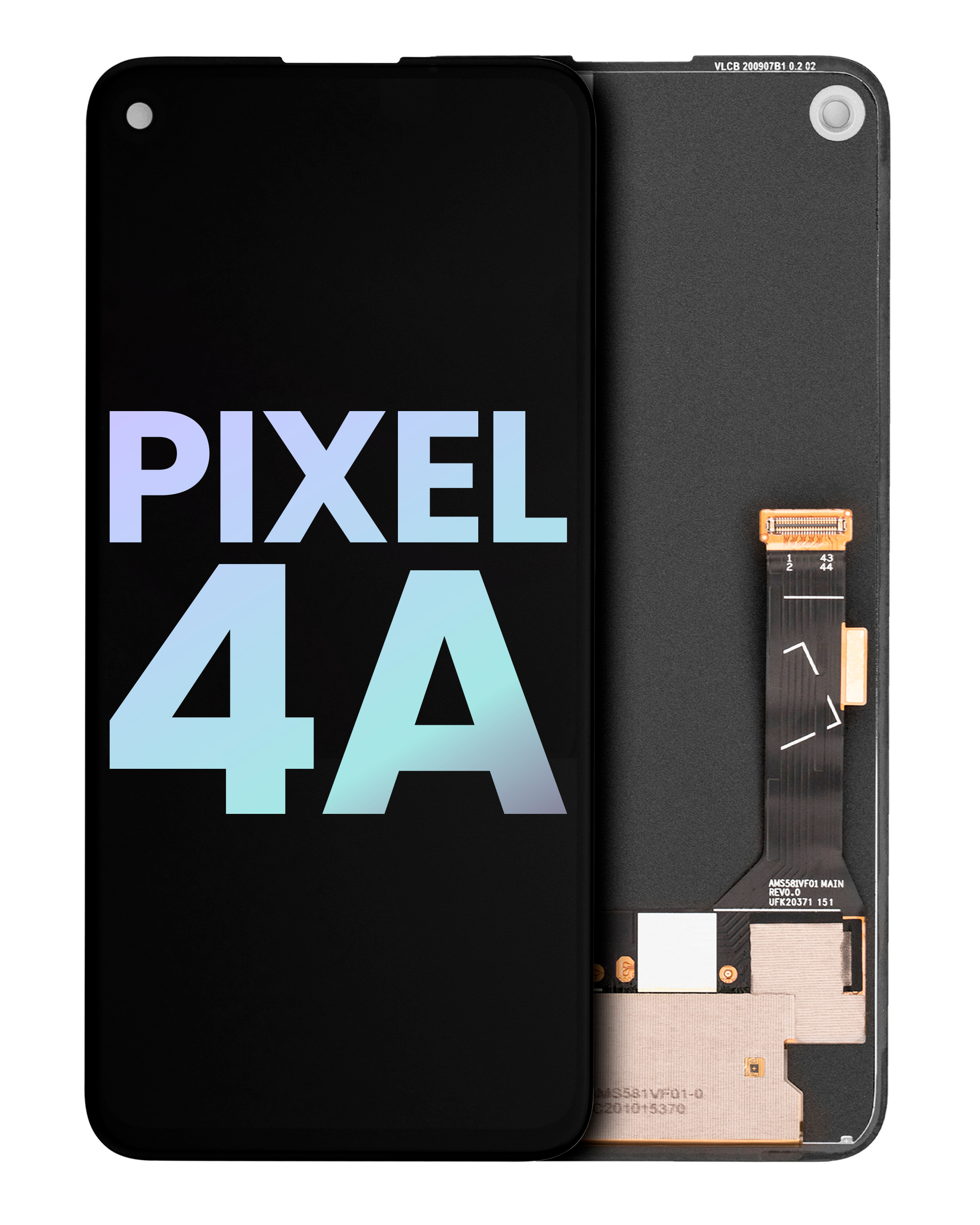 Oled Assembly Without Frame Compatible For Google Pixel 4A (Official - Not Aftermarket) (All Colors)