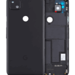 Back Cover Glass Assembly Compatible For Google Pixel 4A (Official - Not Aftermarket) (Just Black)