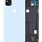Back Housing Assembly Compatible For Google Pixel 4A (Official - Not Aftermarket) (Barely Blue)