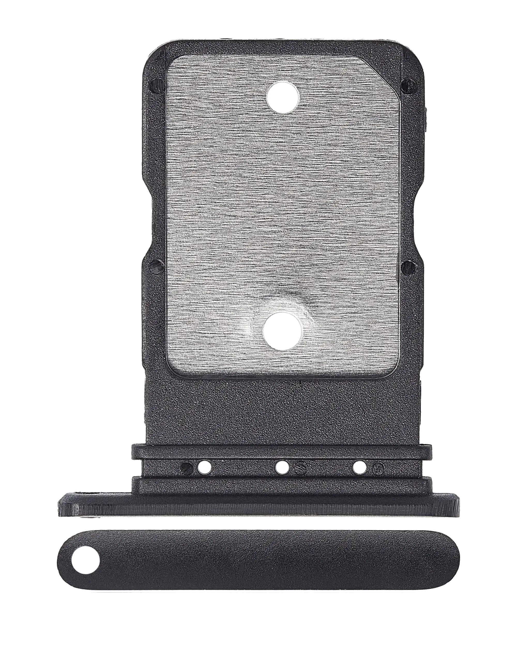 Sim Card Tray Compatible For Google Pixel 4A (Just Black)