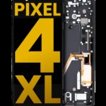 Oled Assembly With Frame Compatible For Google Pixel 4 Xl (Refurbished) (Pink Power Button)